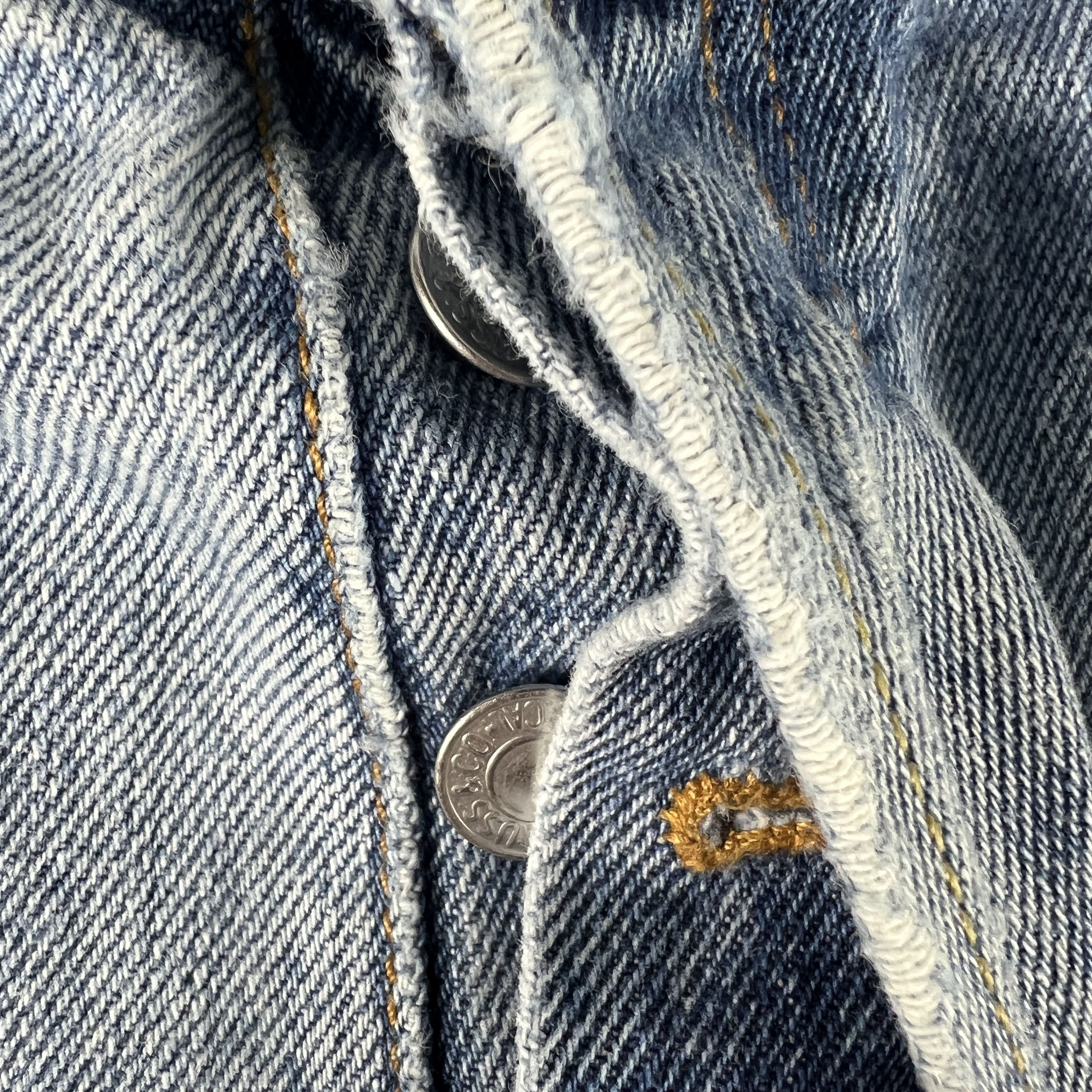 Levi's × Vintage Y2K Levi's Jeans 501 XX Original Straight Blue Faded Denim Size US 34 / EU 50 - 8 Thumbnail