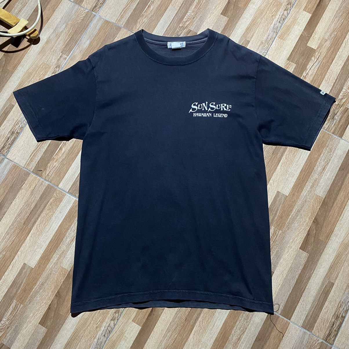 image of Archival Clothing x Sun Surf "kara-Shishi Botan" Shirt Made In Usa in Black Wash, Men's (Size Large