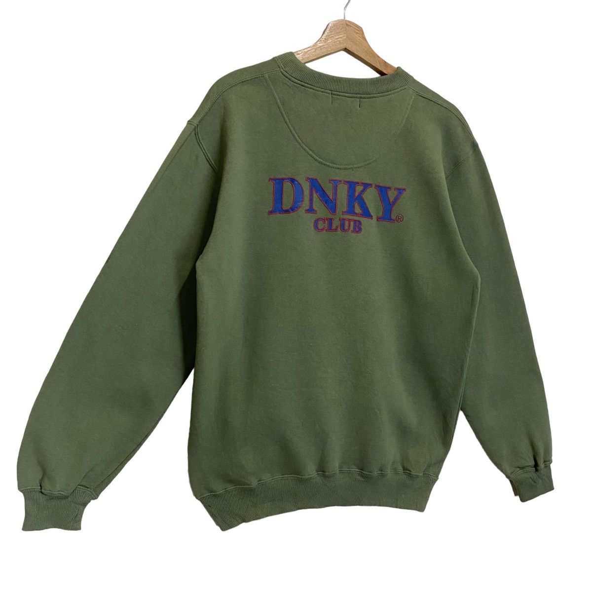 DKNY Vintage DKNY Big Back Logo Crewneck Sweatshirt Size US M / EU 48-50 / 2 - 2 Thumbnail