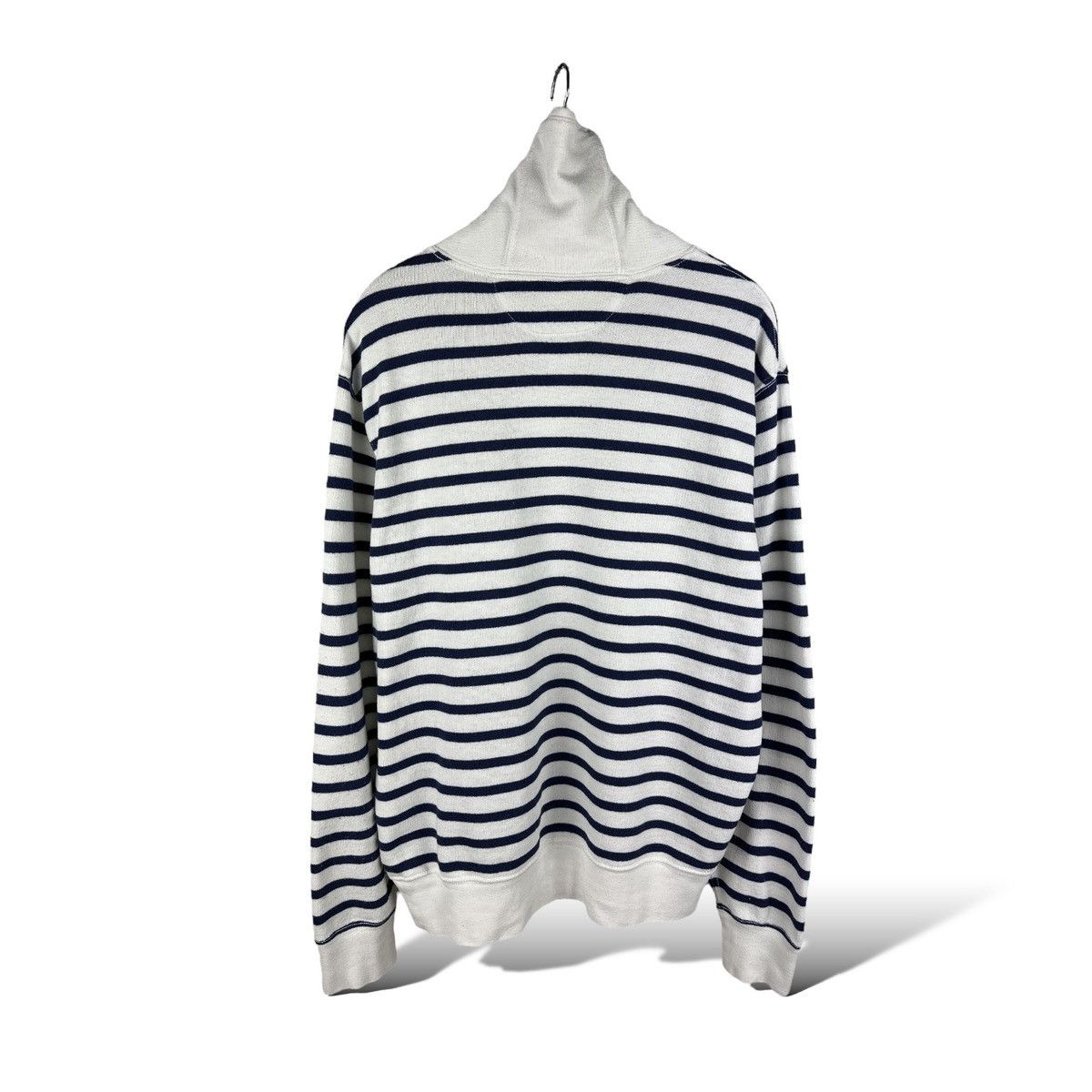 Polo Ralph Lauren Polo Ralph Lauren Shawl Collar Knit Sweater Striped Size US L / EU 52-54 / 3 - 13 Thumbnail