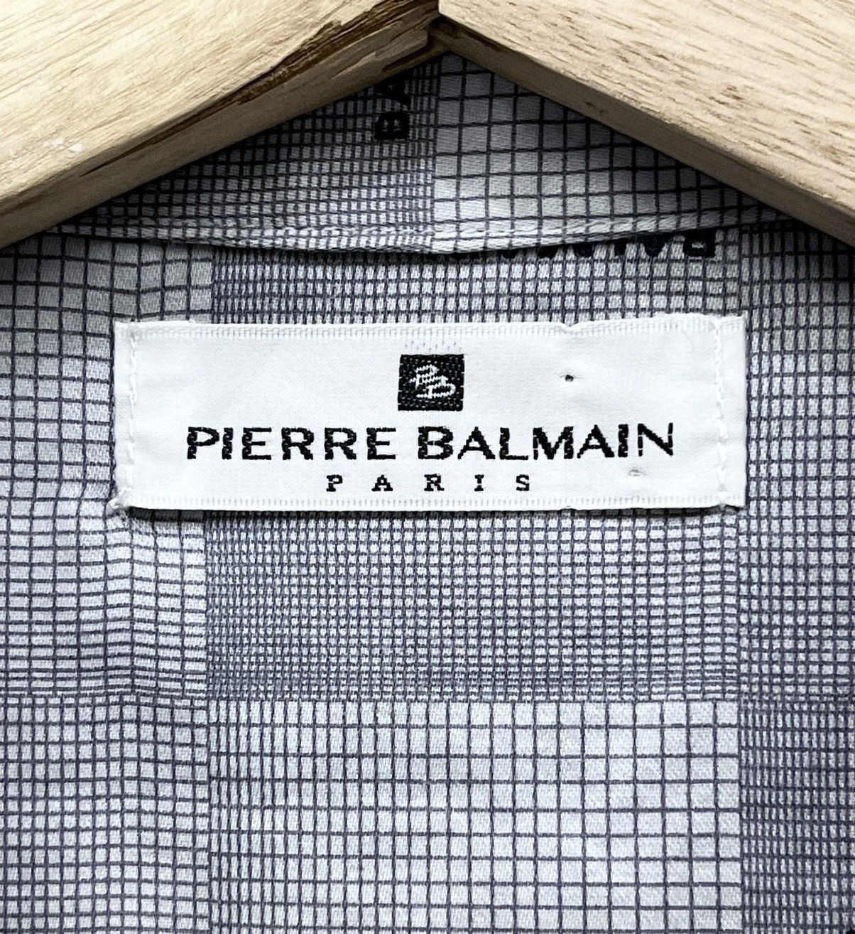Pierre Balmain 🔥Vintage PIERRE BALMAIN Monogram Check Cotton Pajamas Set Size US M / EU 48-50 / 2 - 12 Thumbnail