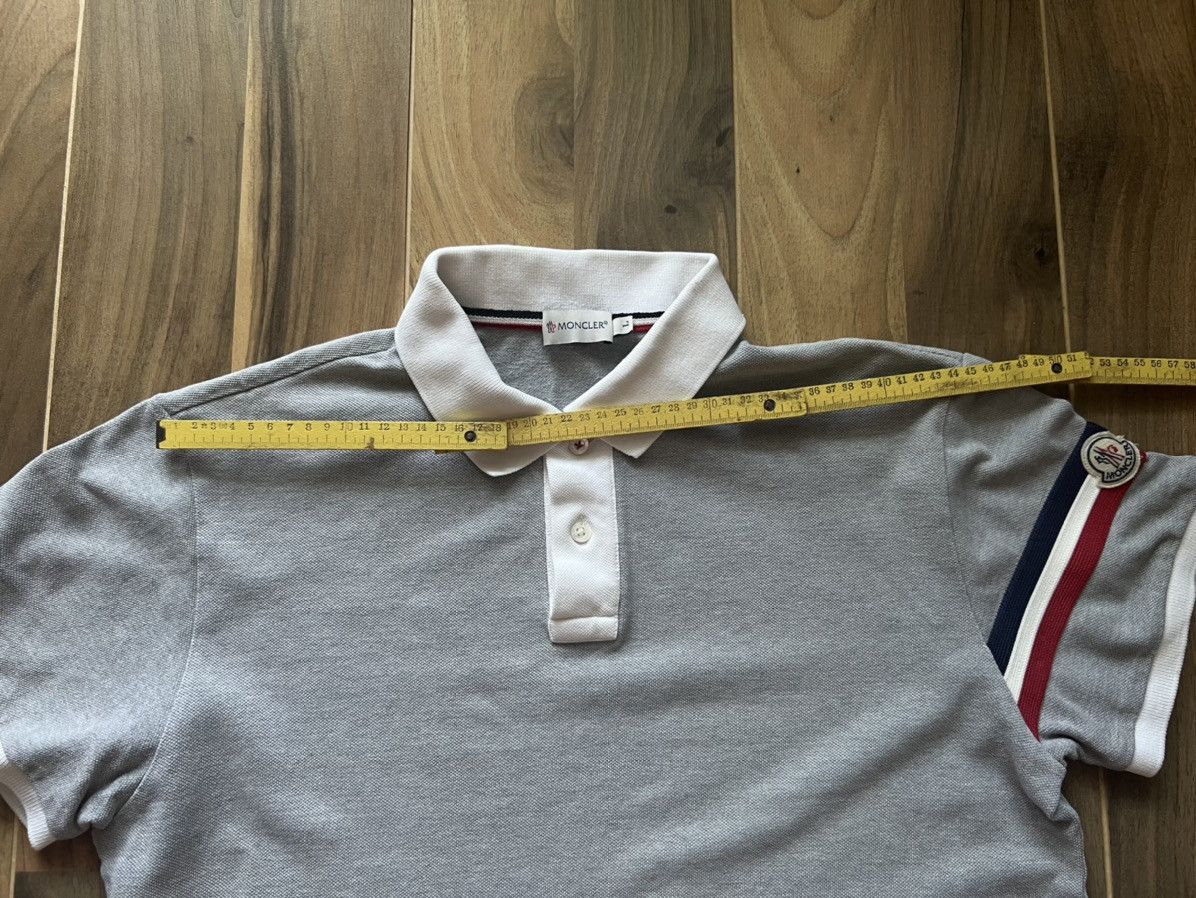 Moncler Moncler Polo T Shirt Logo Vintage Size US L / EU 52-54 / 3 - 11 Thumbnail