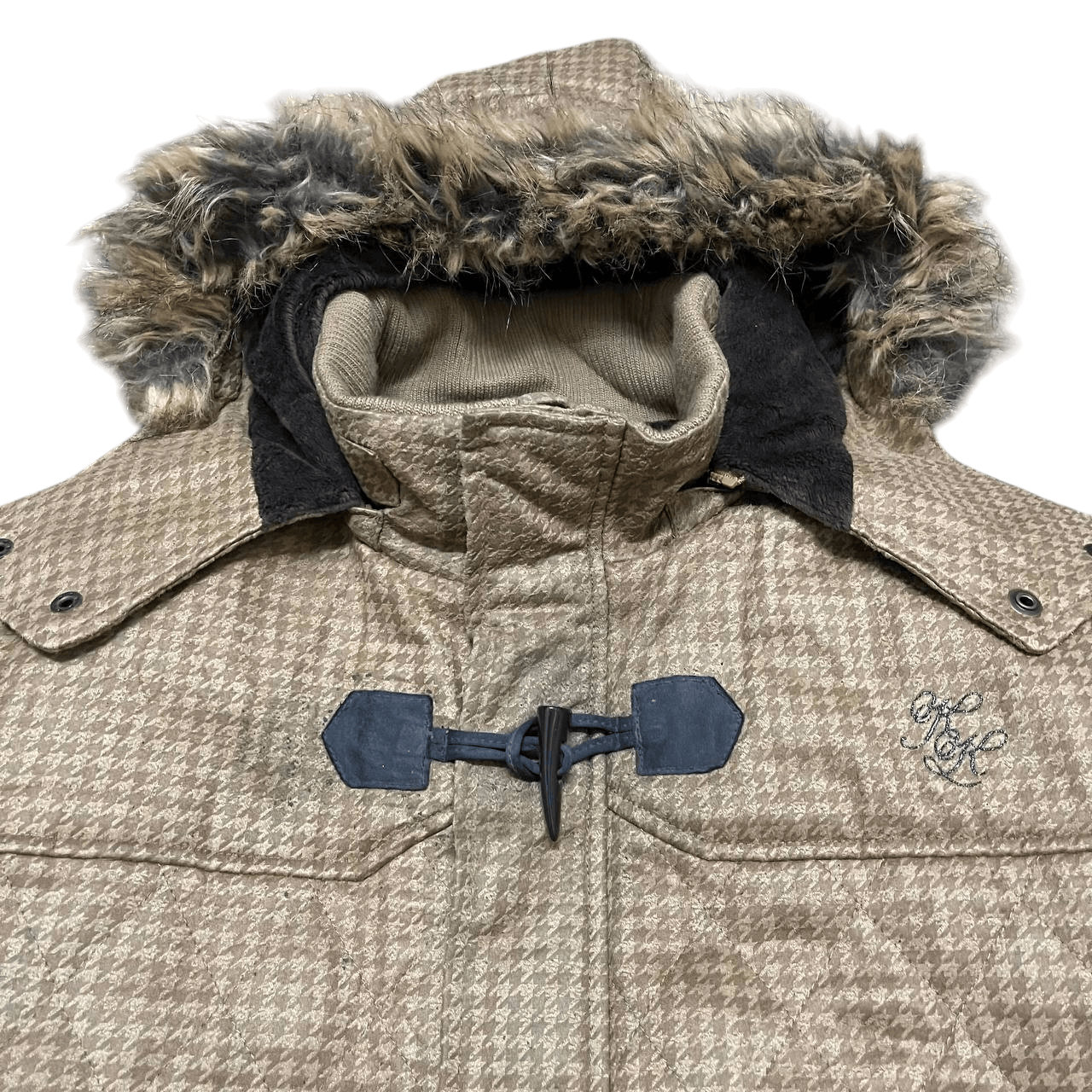 Karl Kani Vintage Karl Kani Brooklyn Quilted Puffer Fur Jacket Size US L / EU 52-54 / 3 - 6 Thumbnail