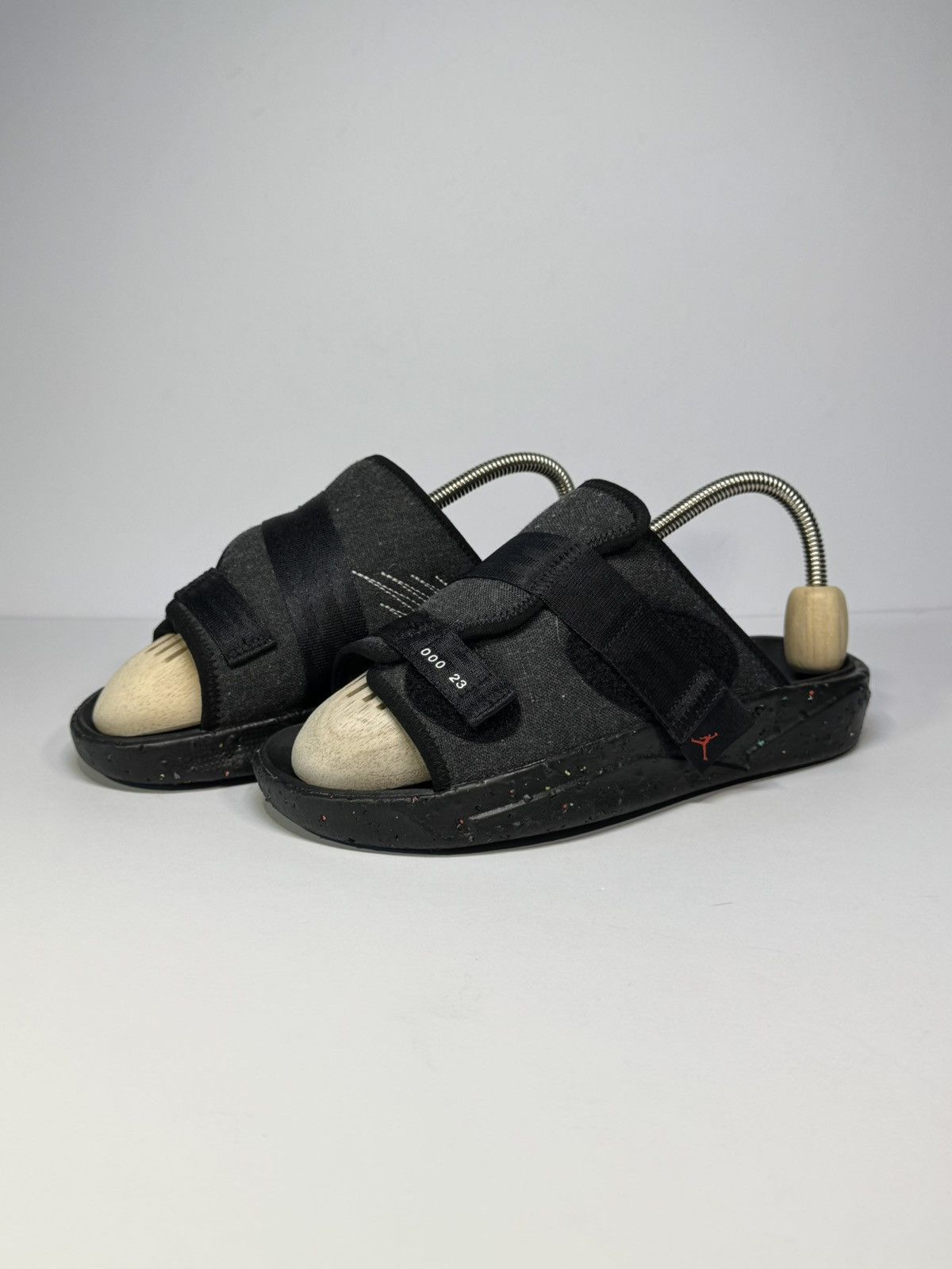 Jordan Brand Air Jordan Crater Slides Black Sz 8 Flip Flops Drill Size US 7 / EU 40 - 2 Thumbnail