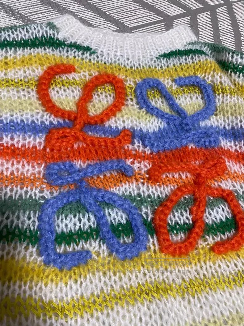 Loewe Loewe Mohair rainbow sweater Size M / US 6-8 / IT 42-44 - 2 Thumbnail