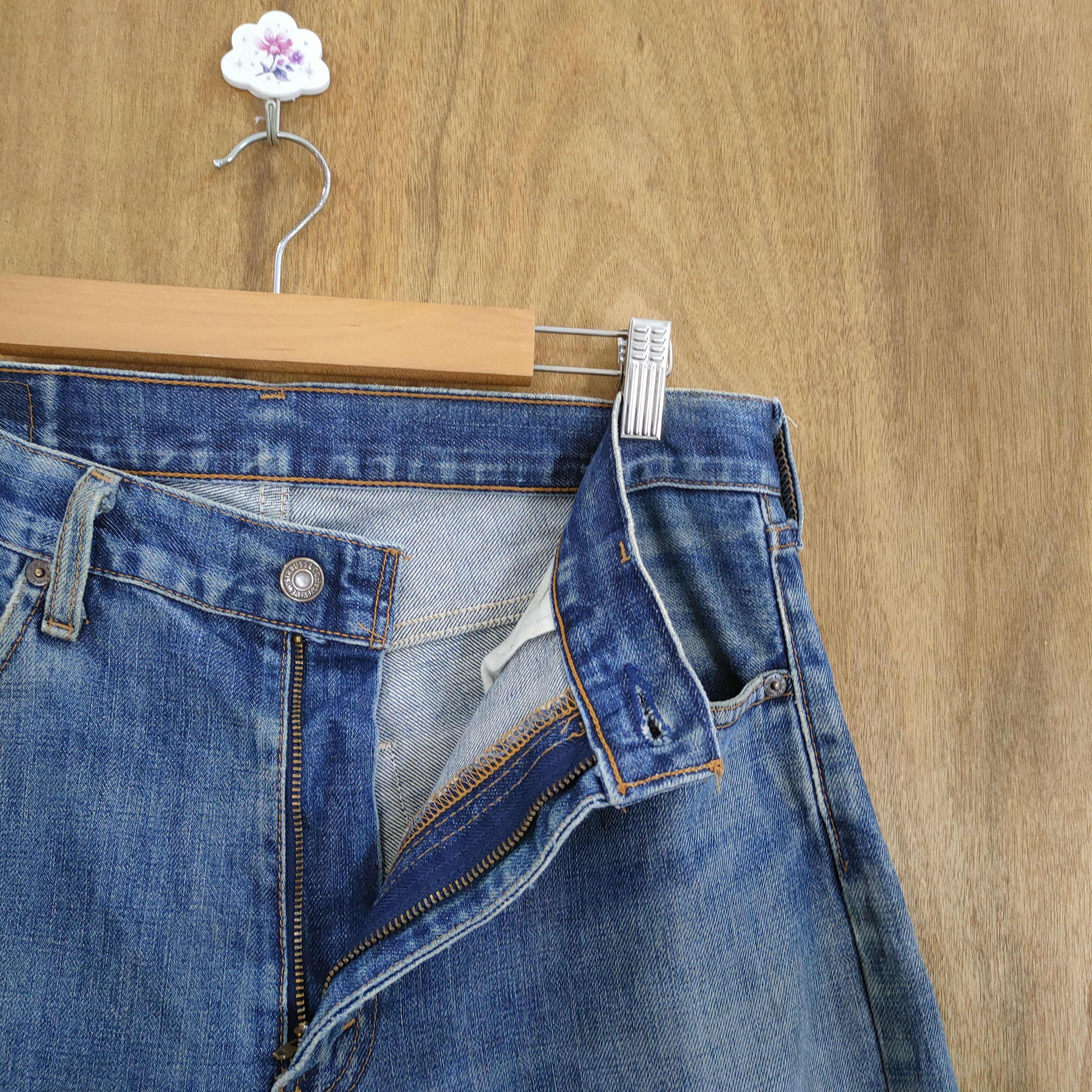 Levi's Vintage Clothing W32 VINTAGE LEVI'S 505 DISTRESSED JEANS PANTS Size US 32 / EU 48 - 6 Thumbnail