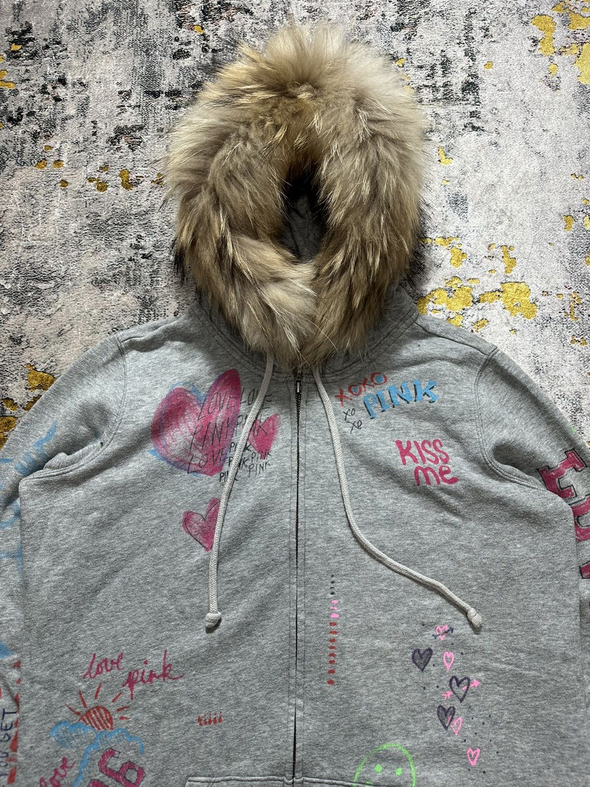 Japanese Brand VERY NICE DESIGN FUR ZIP HOODIE IFSIXWASNINE LGB STYLE Size US L / EU 52-54 / 3 - 3 Thumbnail
