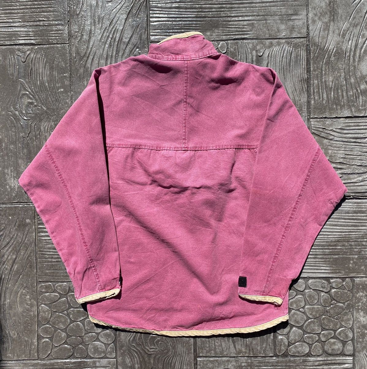 KAVU × Vintage Vintage Rare 90’s KAVU Sunfaded Halfzip Jumper Size US M / EU 48-50 / 2 - 11 Thumbnail