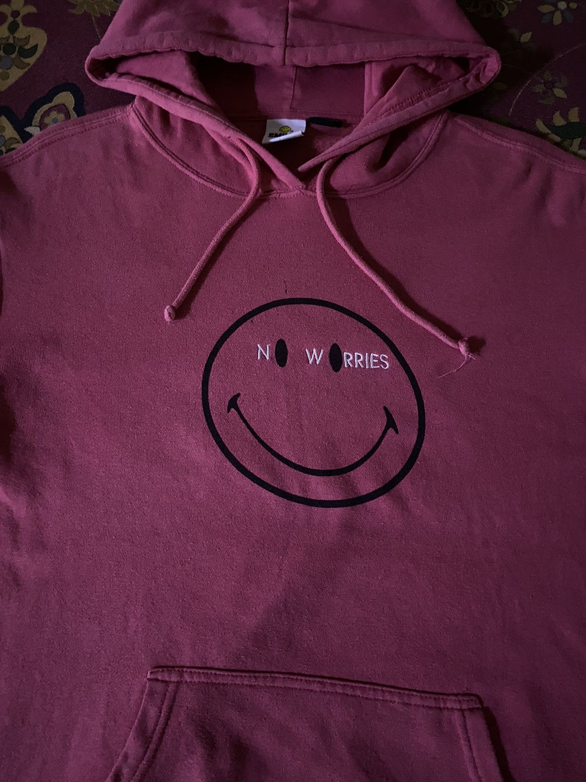 Japanese Brand × Vintage Japanese Brand SMILEY No Worries Hoodie Size US M / EU 48-50 / 2 - 3 Thumbnail