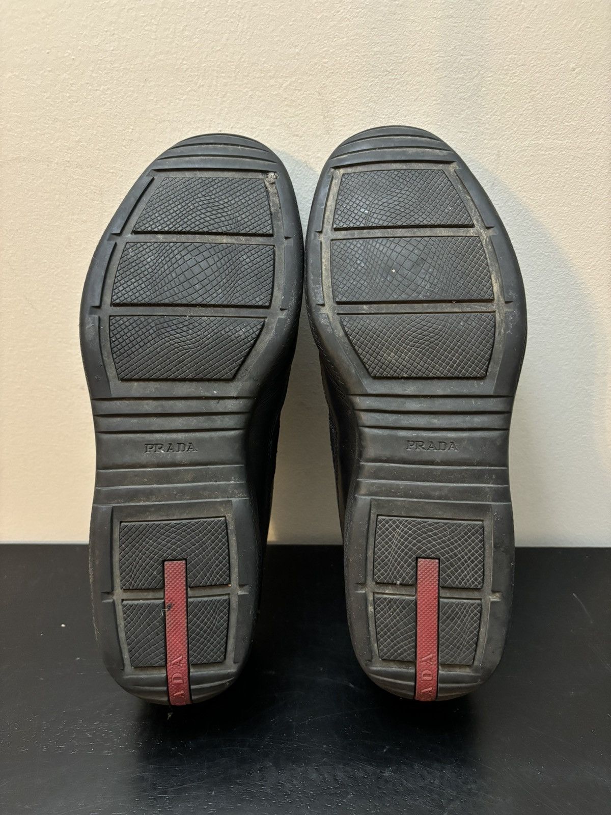 Prada Prada America’s Cup Retro Leather Eagle Black Size US 8.5 / EU 41-42 - 6 Thumbnail