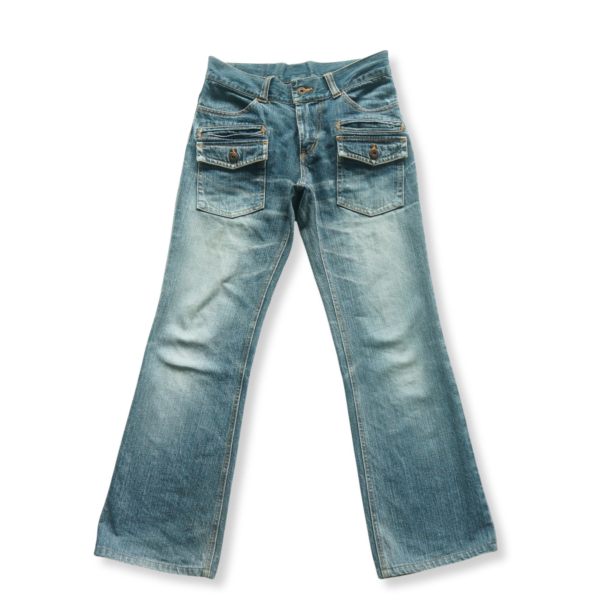 Japanese Brand NUSY JEANS Multi Pockets Jeans Size 27" / US 4 / IT 40 - 1 Thumbnail