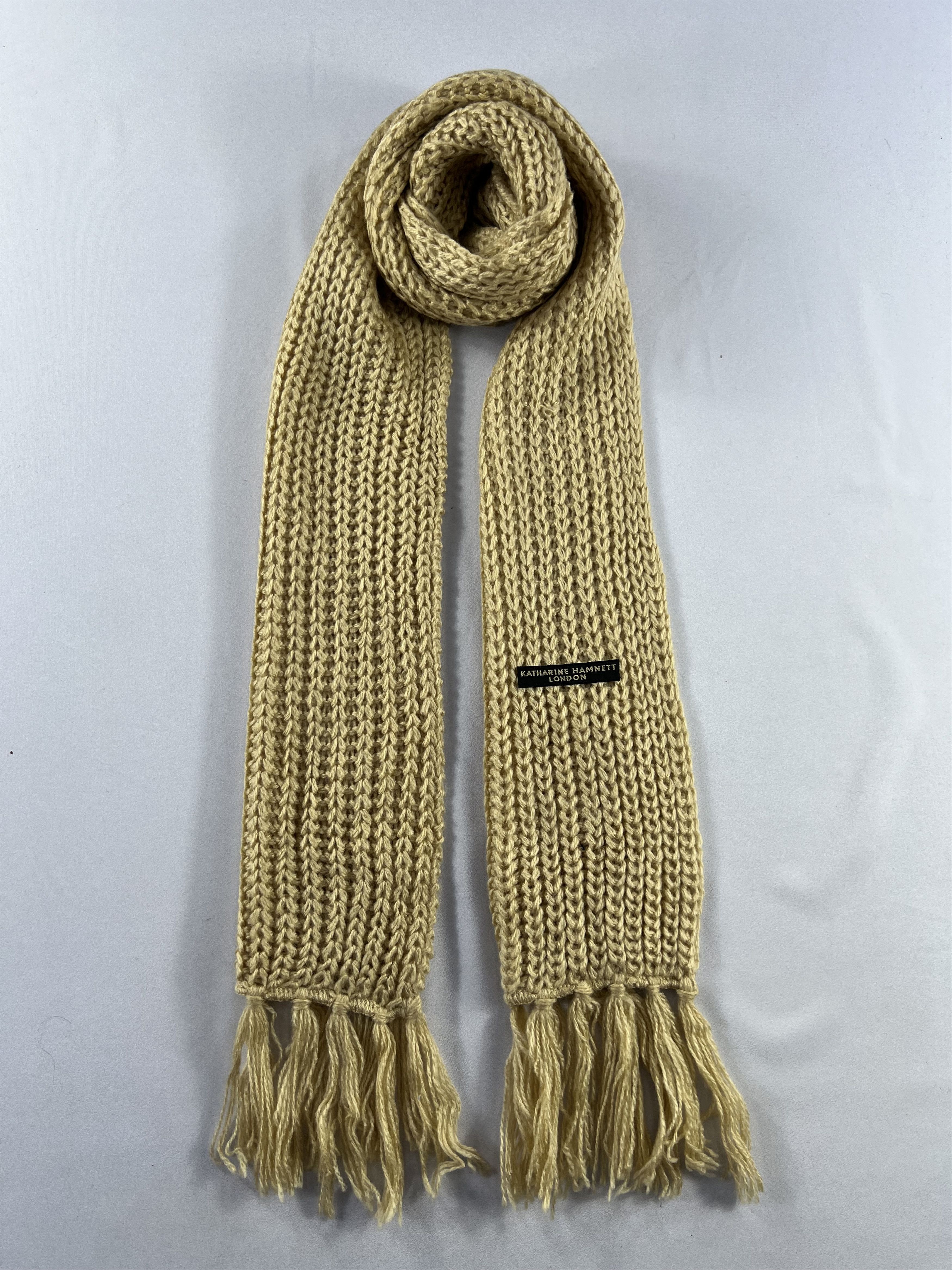 Katharine Hamnett London Katharine Hamnett London Knit Scarf / Muffler / Neckwear Size ONE SIZE - 1 Thumbnail