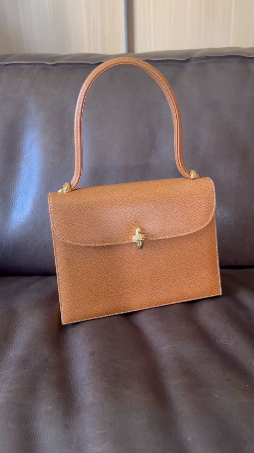 Other Morabito Women's Brown Cowhide Leather Handbag (New) Size ONE SIZE - 1 Thumbnail