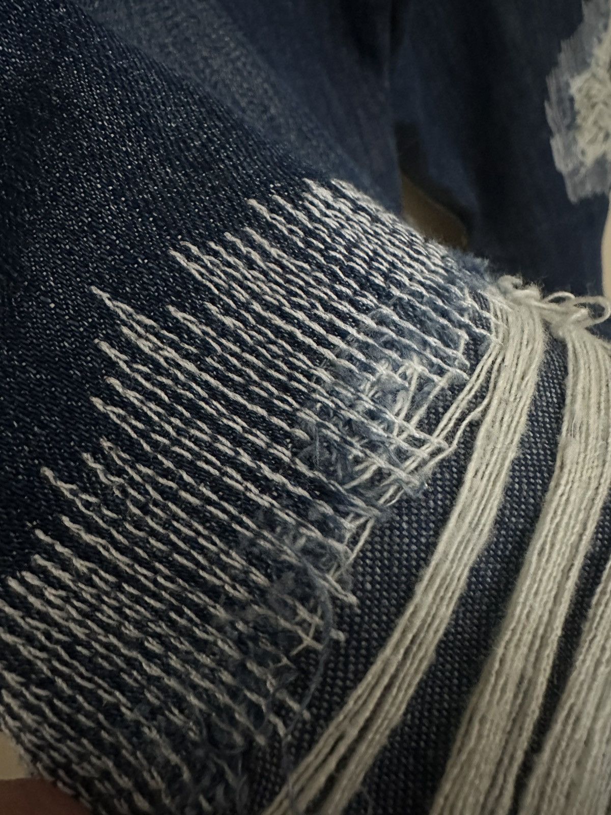 Ghetto Rodeo Ghetto Friends Vintage Volcom Custom Distressed Denim Size US 33 - 10 Thumbnail