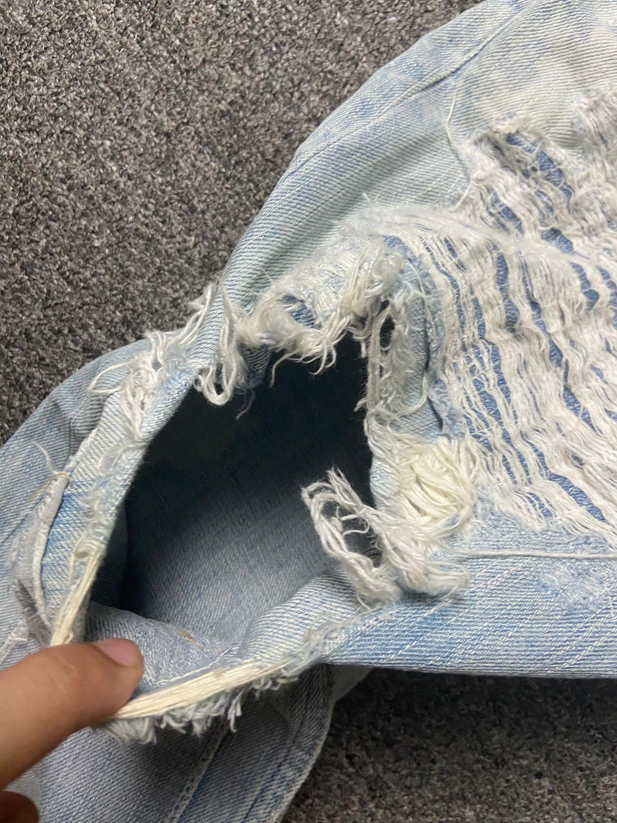 Japanese Brand RNA Brand Punk Distressed Denim Ripped Jeans (165) Size US 33 - 11 Thumbnail