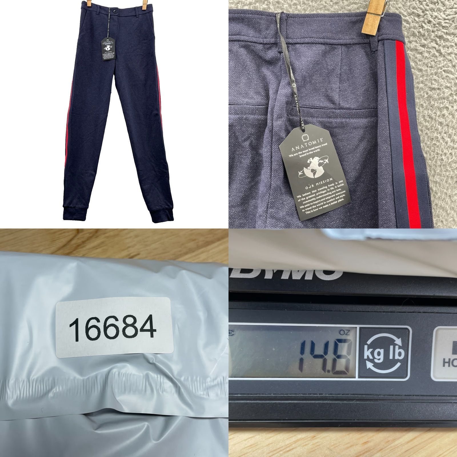 ANATOMICA Anatomie Junpier Jogger Pants Women's XS Preppy Travel Academia Classic Comfort Shirt Size 26" / US 2 / IT 38 - 9 Thumbnail