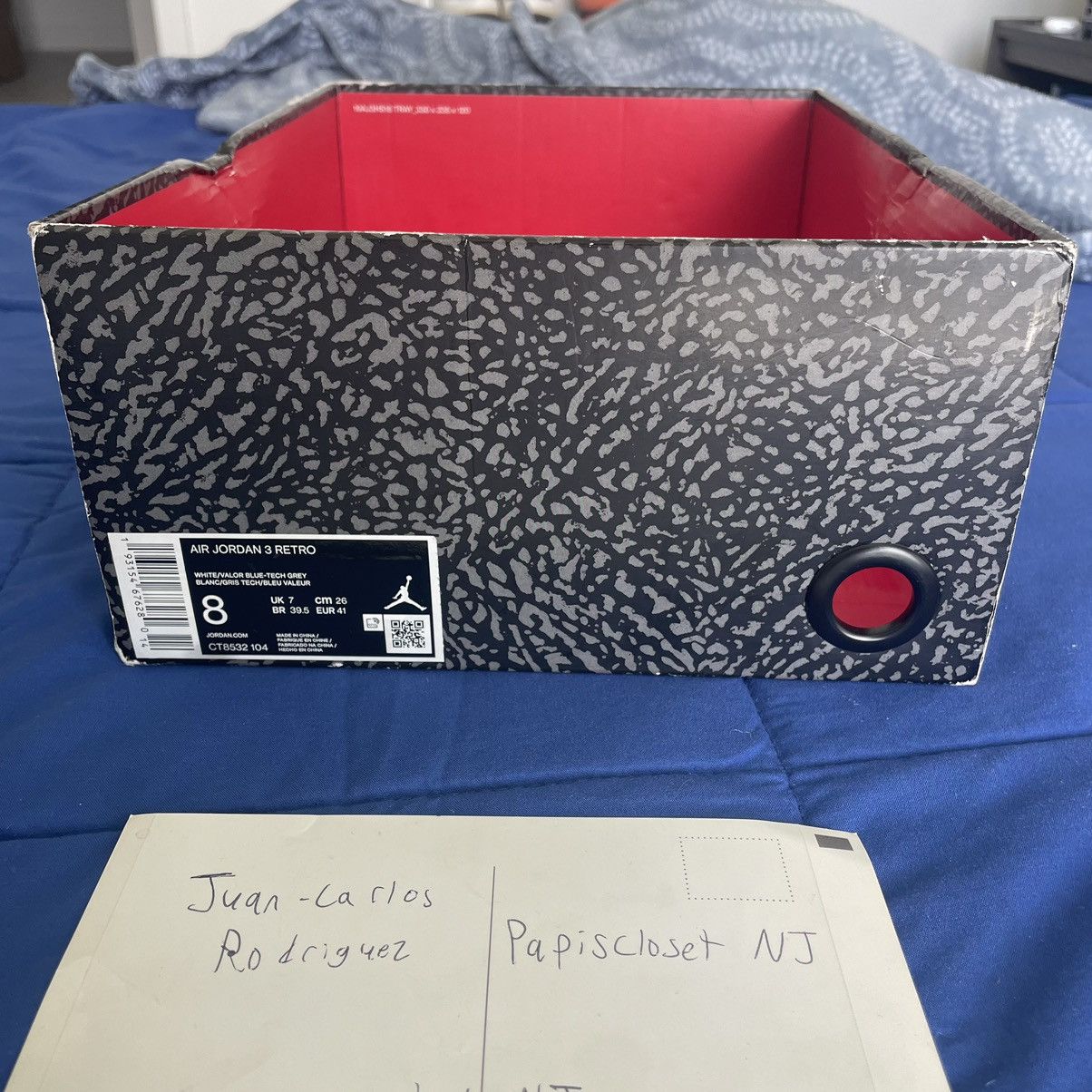 Jordan Brand Nike Air Jordan 3 Retro UNC Size US 8 / EU 41 - 8 Thumbnail
