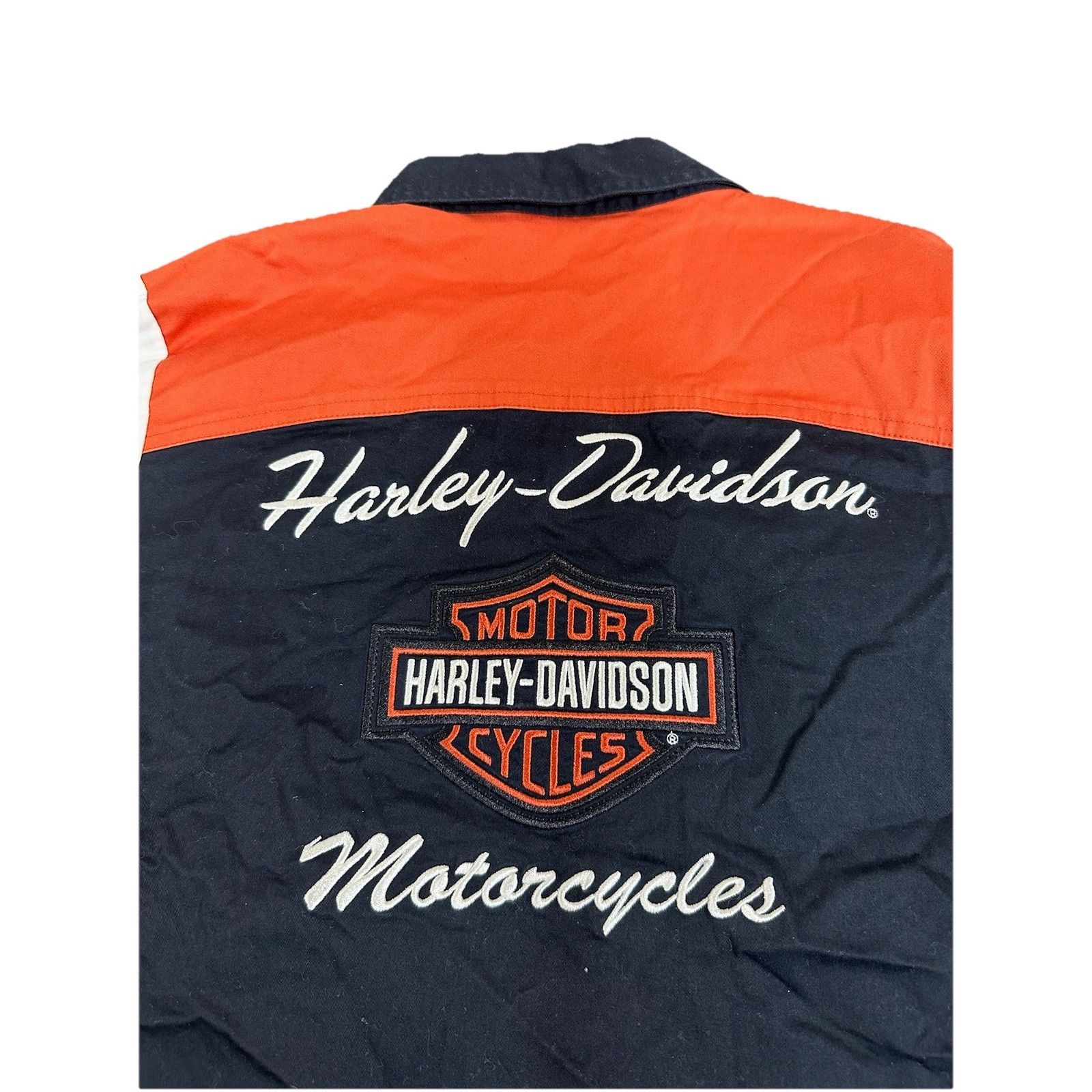 Harley Davidson Vintage Harley Davidson Polo Shirt Biker USA Motorcycle Size L / US 10 / IT 46 - 5 Thumbnail
