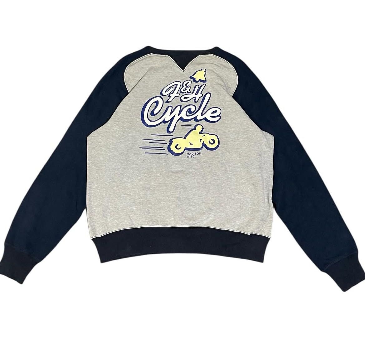 The Flat Head 2000s The Flat Head Cycle Madison Wisc Crewneck Size US L / EU 52-54 / 3 - 2 Thumbnail