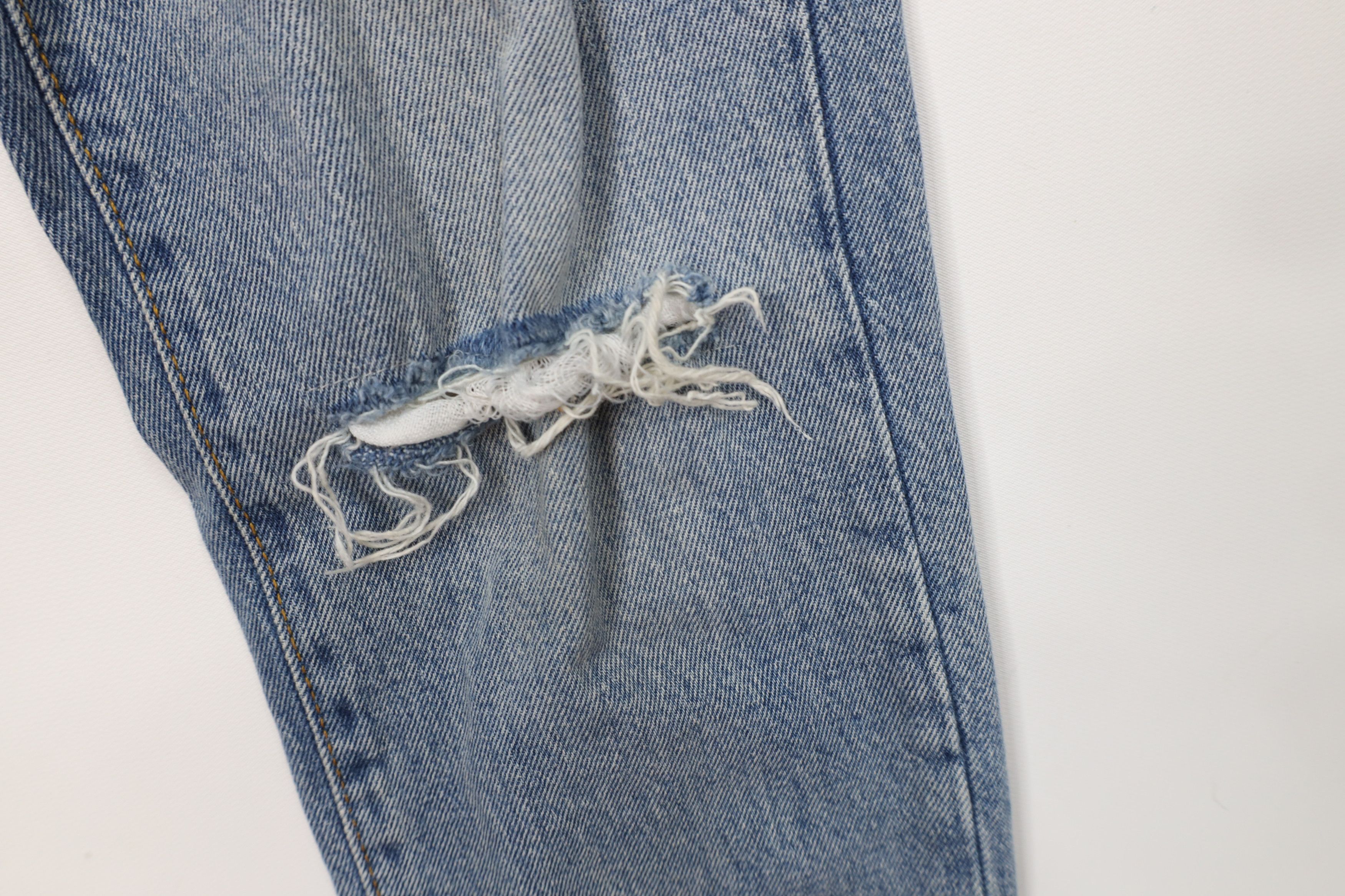 Free People Free People Raw Hem Button Fly Stretch Skinny Leg Jeans Size 27" / US 4 / IT 40 - 6 Thumbnail