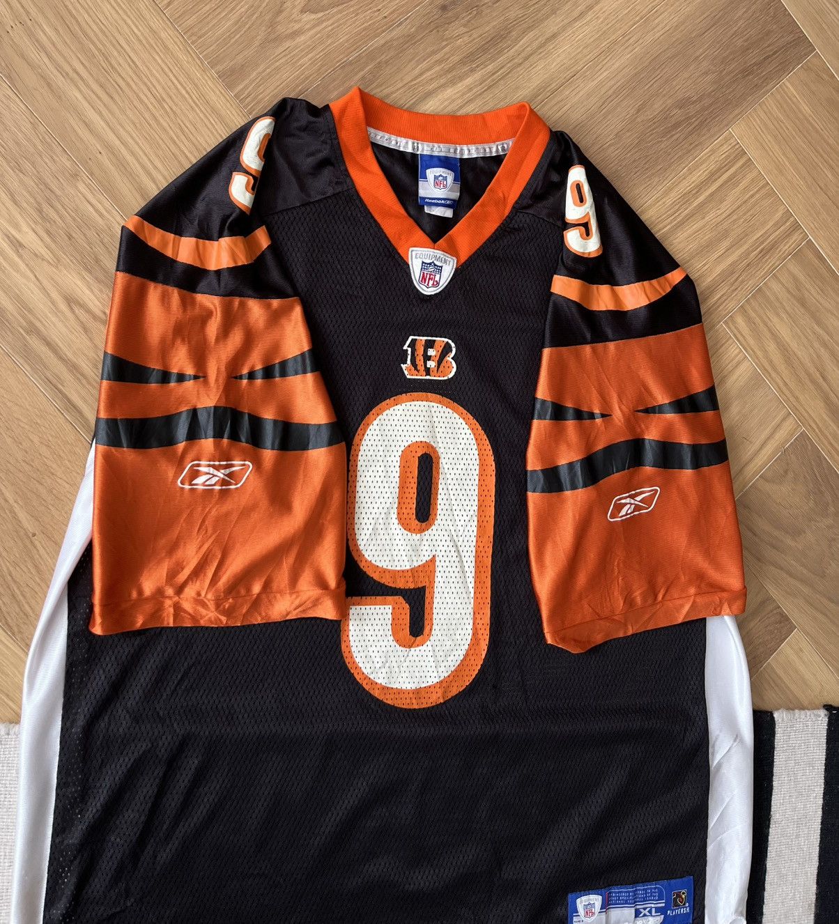 Reebok Carson Palmer Cincinnati Bengals 2005–06 Reebok Home Jersey Size US XL / EU 56 / 4 - 6 Thumbnail