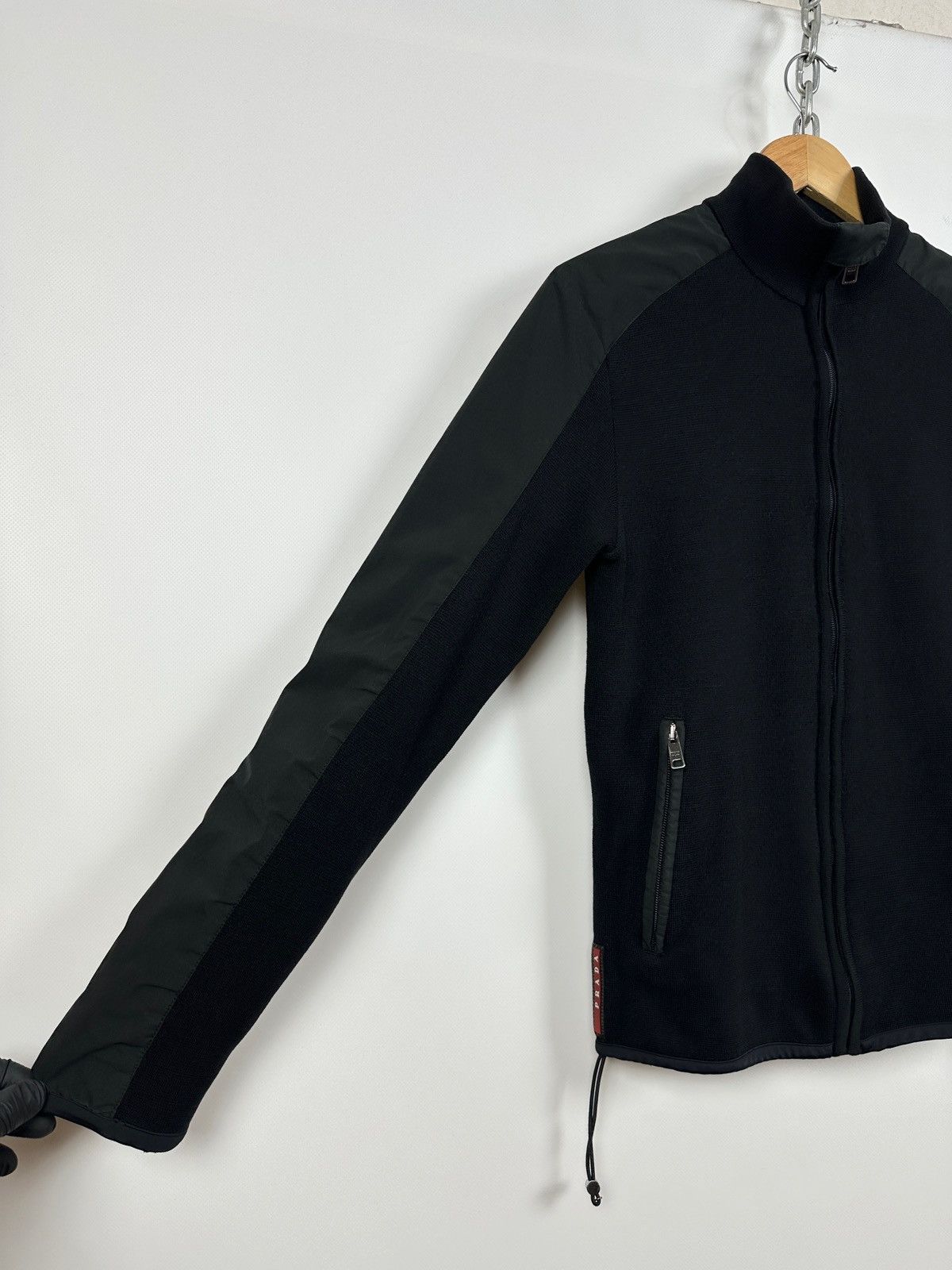 Prada Prada Red Tab Wool/Nylon Technical Knit Full Zip Jacket Size US M / EU 48-50 / 2 - 14 Thumbnail