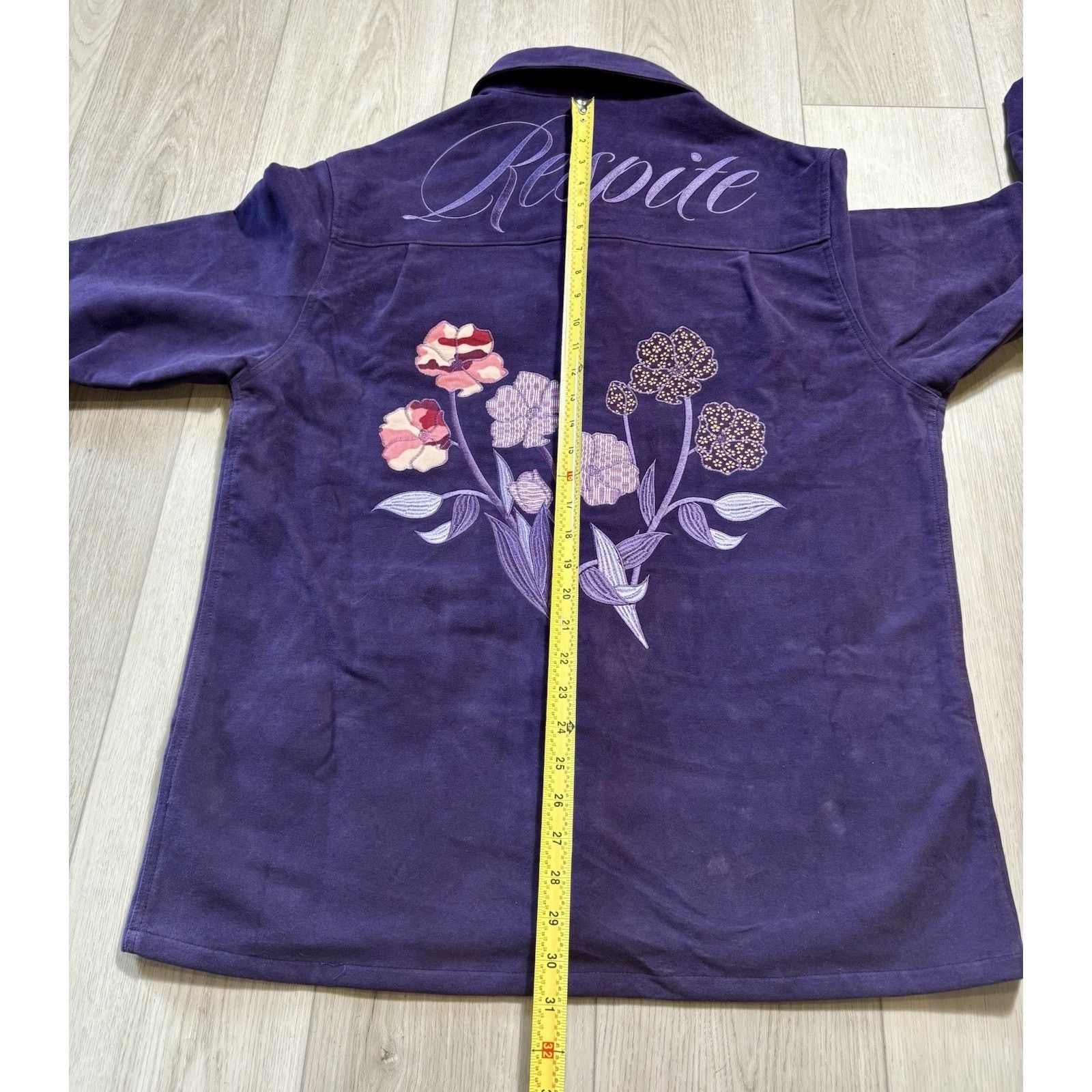 Other No One LA Purple “Respite” Floral Shirt Jacket Men’s XL RARE Size US XL / EU 56 / 4 - 21 Thumbnail