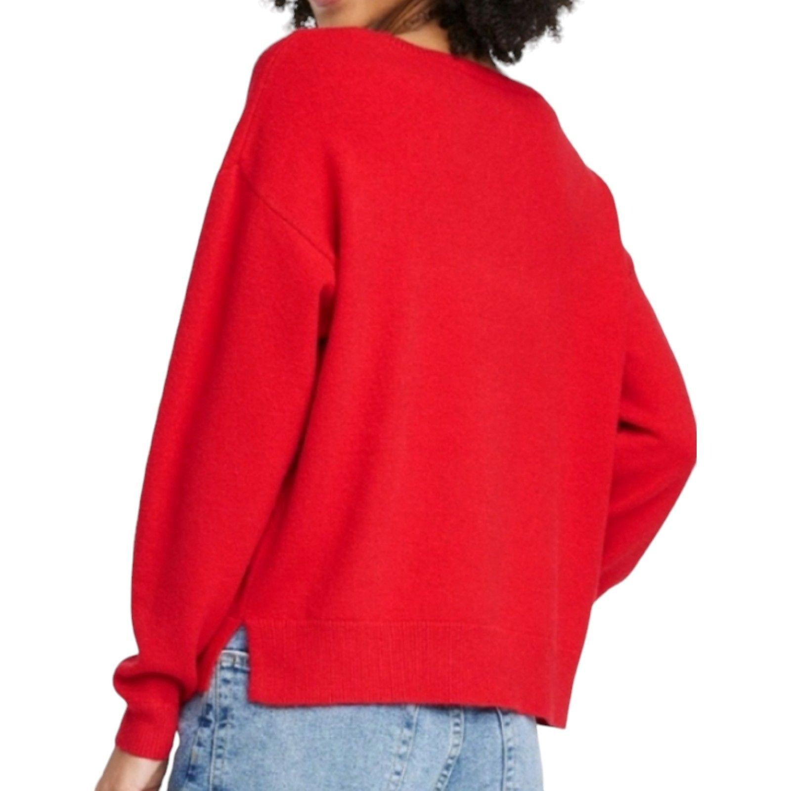 Other 33 Degrees - Women's Red Sweater - Amour Graphic - Red - XXL Size XXL / US 16-18 / IT 52-54 - 2 Thumbnail