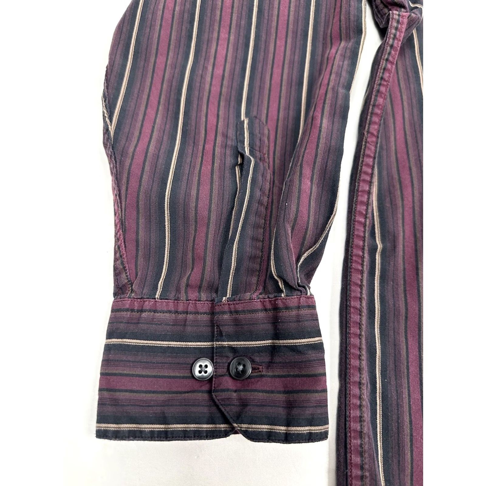 Vintage Concepts by Claiborne Shirt Men's 2XL Long Sleeve Striped Button Up Size US XXL / EU 58 / 5 - 4 Thumbnail