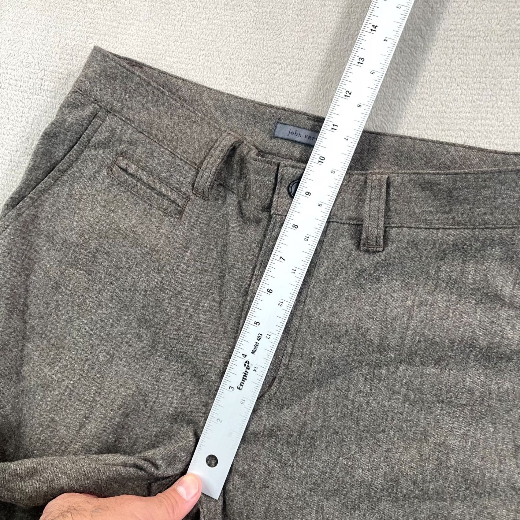 John Varvatos John Varvatos Collection Cargo Trousers Pants Men 46 (US 34x30) Brown Wool NWOT Size US 32 / EU 48 - 6 Thumbnail