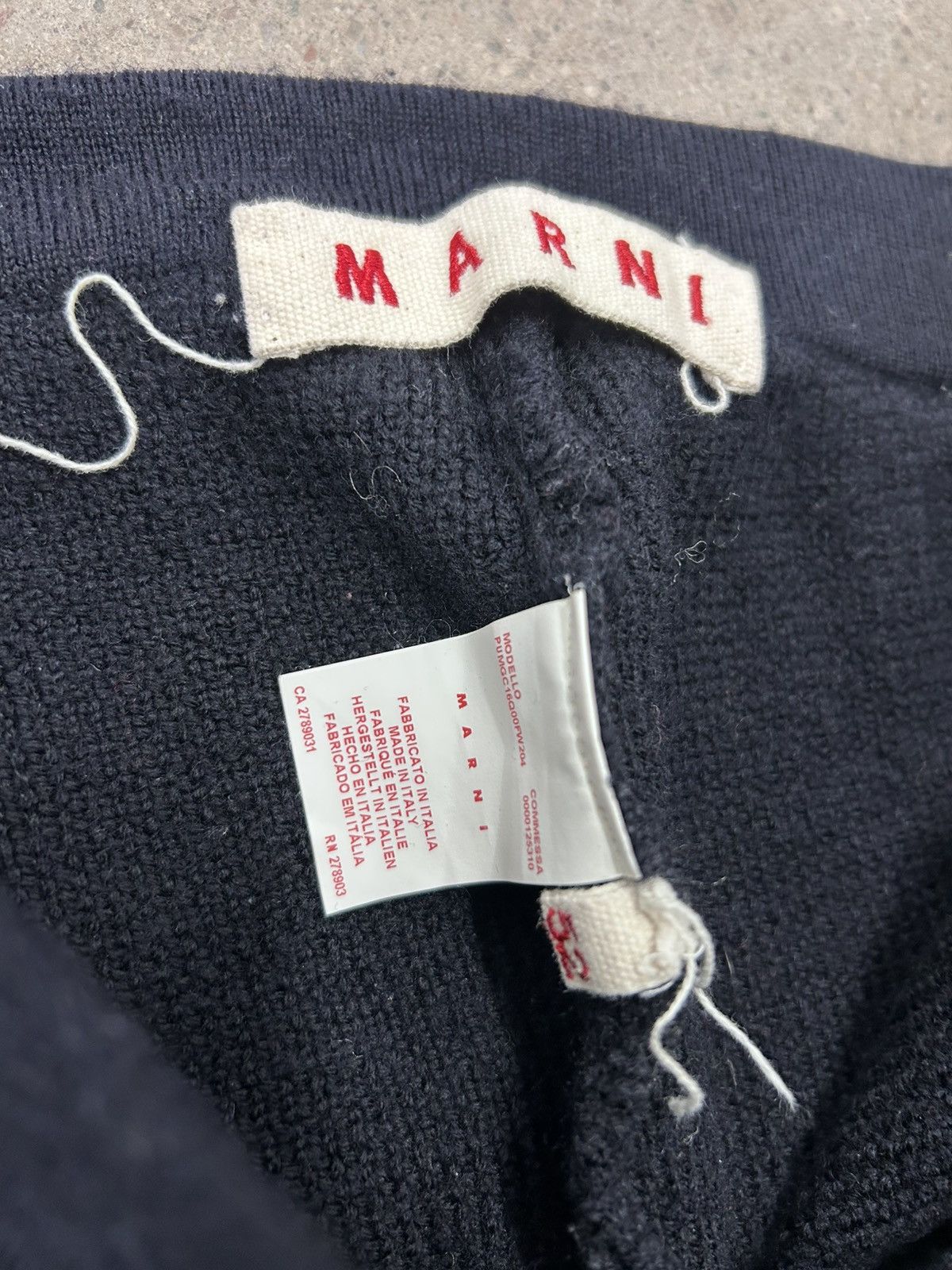 Marni Marni 100% virgin wool soft sweatpant trousers button fly Size US 33 - 5 Thumbnail