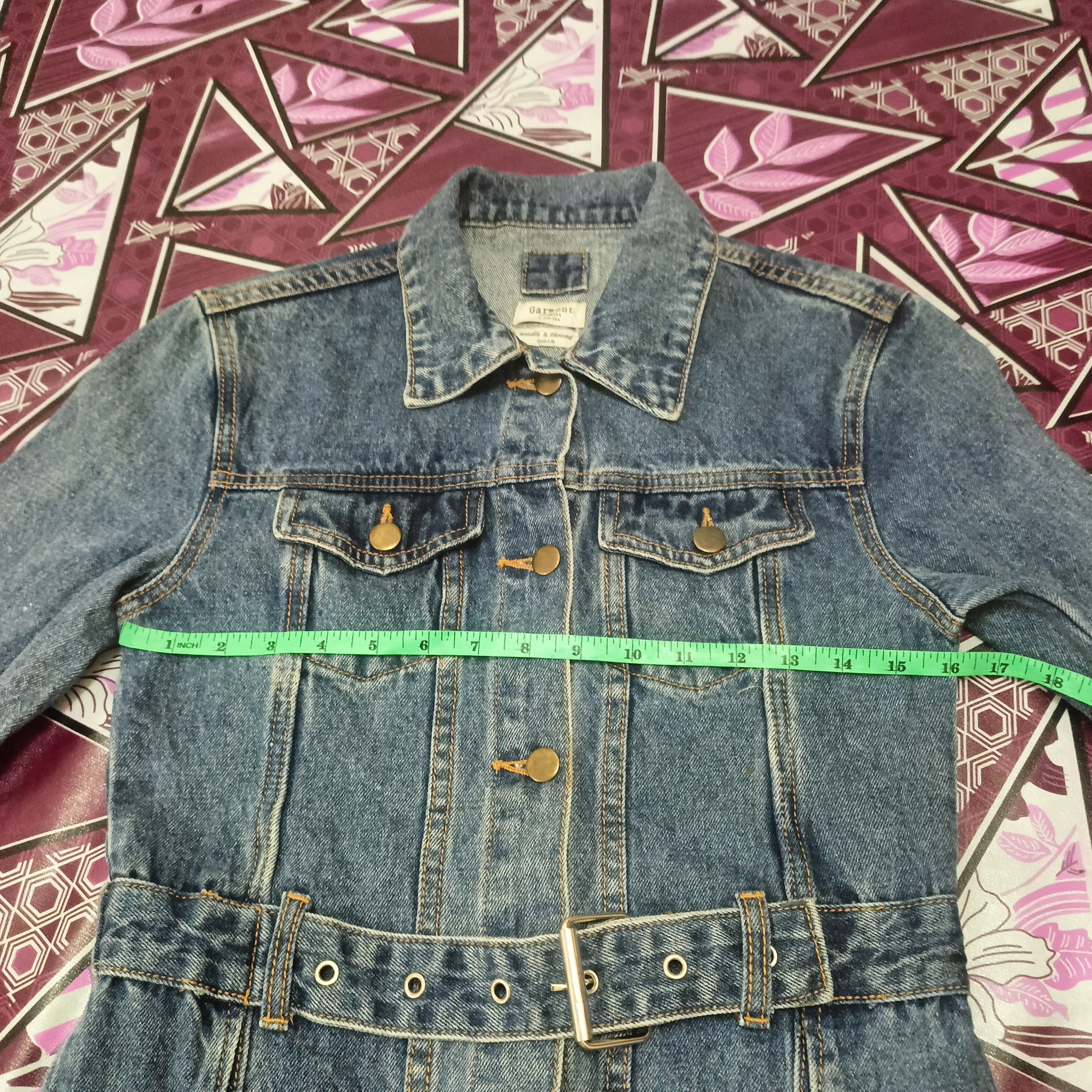 If Six Was Nine Garment Document Denim Long Jacket Button Size S / US 4 / IT 40 - 19 Thumbnail