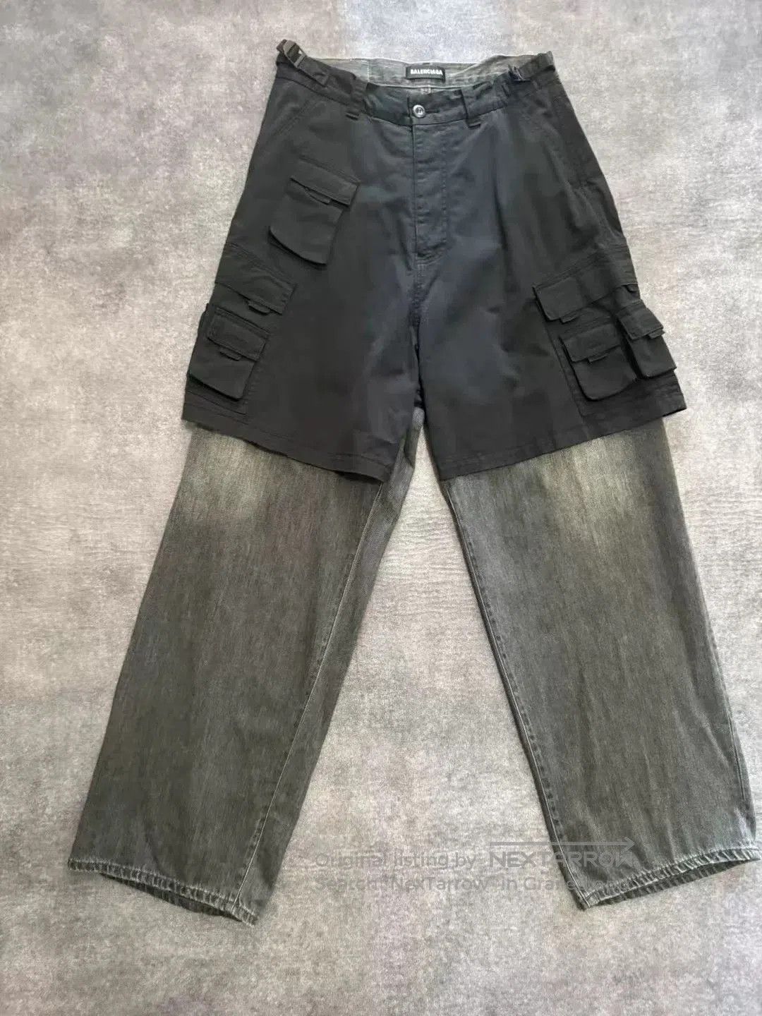 Balenciaga Balenciaga 21ss Patchwork Cargo Jeans. Size US 32 / EU 48 - 1 Thumbnail