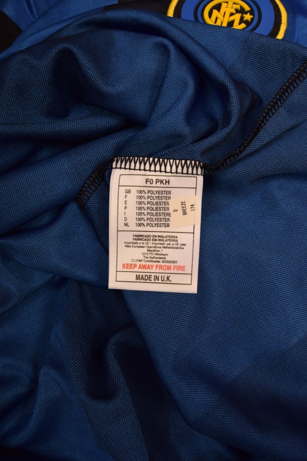 Nike Inter Milano Nike 2000-2001 Home Football Shirt Size S BNWT Size US S / EU 44-46 / 1 - 3 Thumbnail