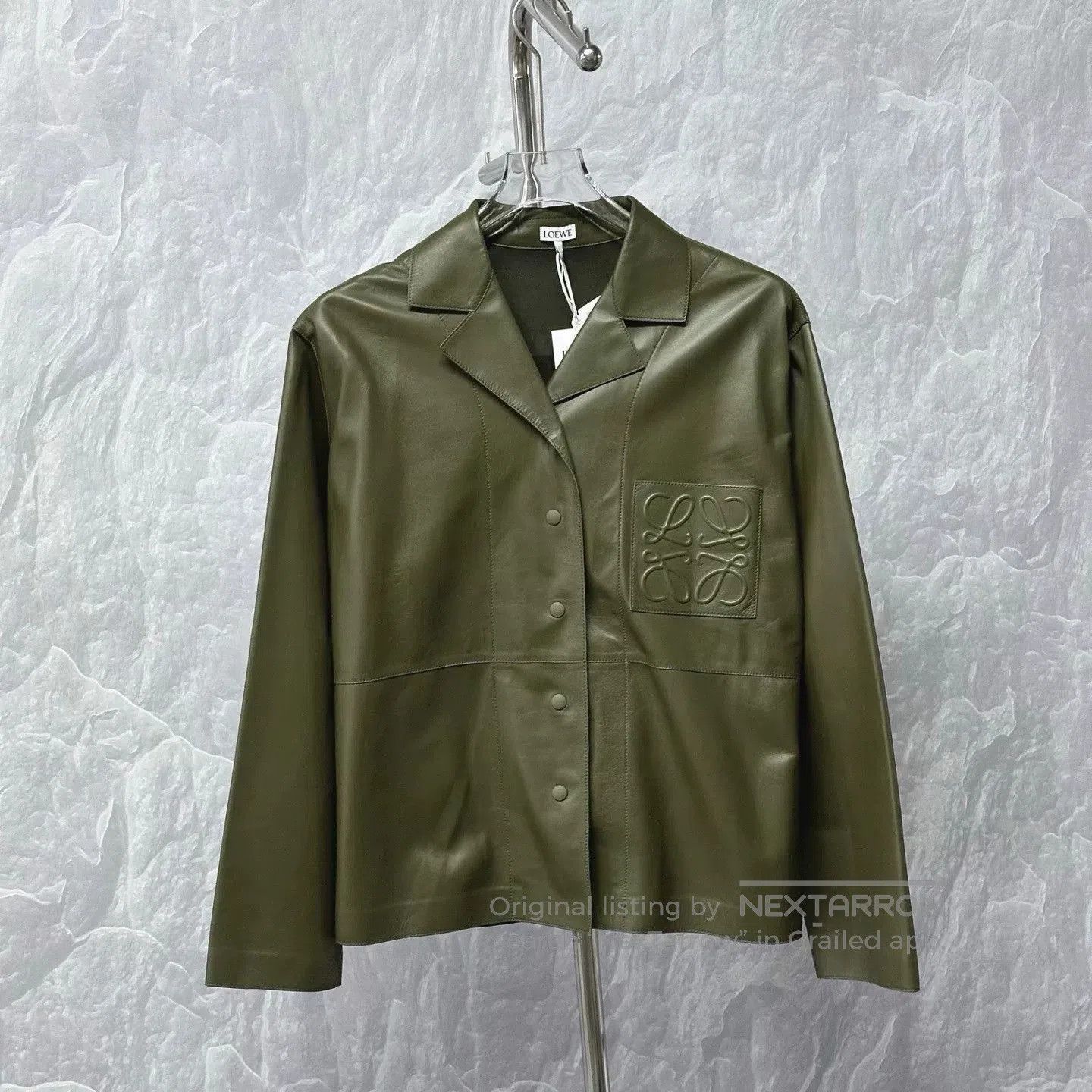 Loewe Loewe Sheepskin Embossed Pocket Shirt Jacket. Size XS / US 0-2 / IT 36-38 - 2 Thumbnail