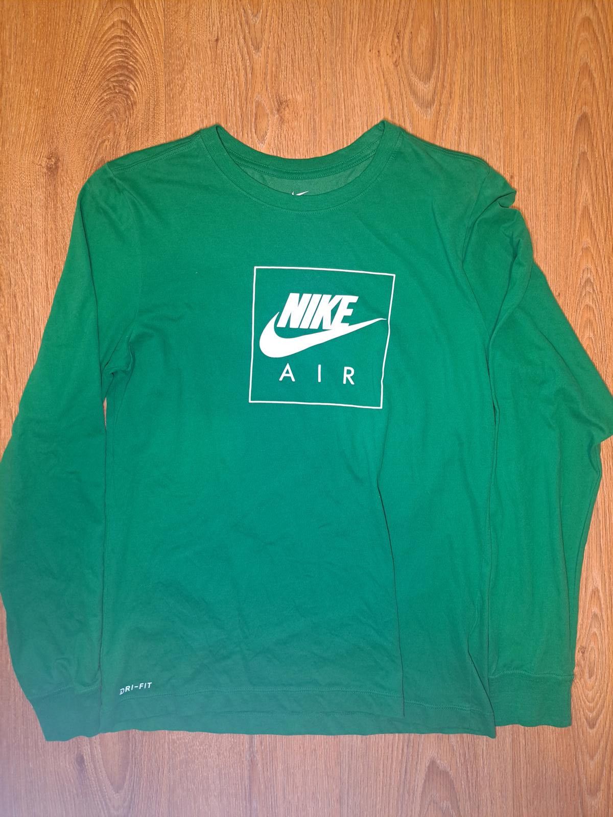 Nike Nike Air Dri Fit Long Sleeve Shirt Mens Small Green Cotton Size US S / EU 44-46 / 1 - 1 Thumbnail