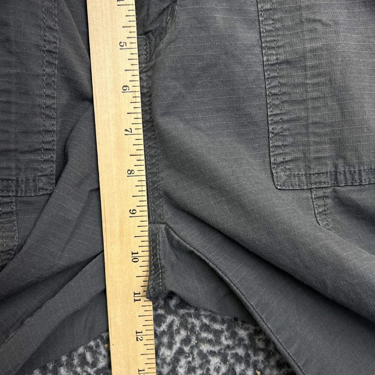 Orvis Orvis Crop Pants Women 8 Gray Chino Straight Pockets 33x25 Size 33" - 5 Thumbnail
