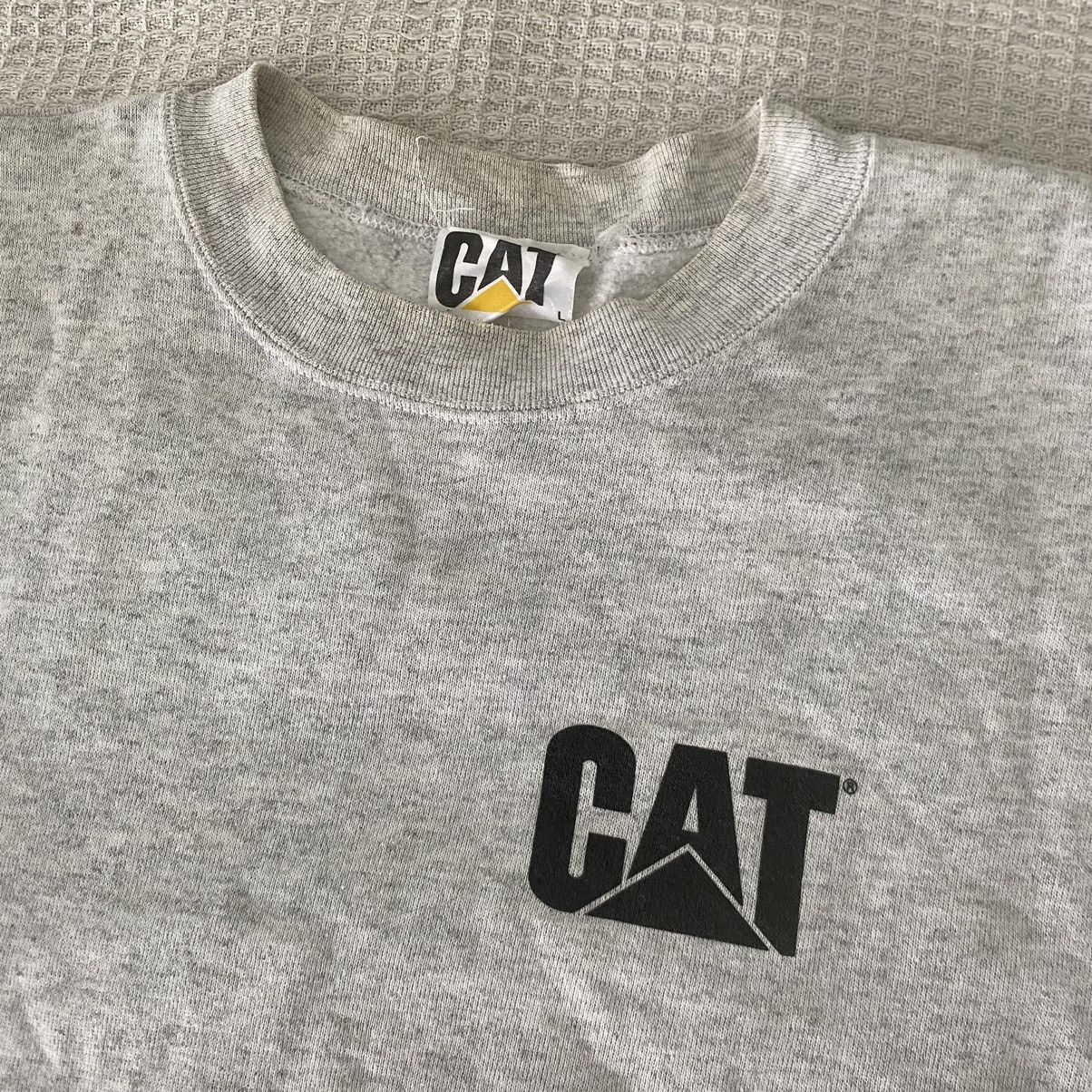 Caterpillar Thrashed Vintage 90s Caterpillar ERD GRUNGE SWEATSHIRT Size US L / EU 52-54 / 3 - 6 Thumbnail
