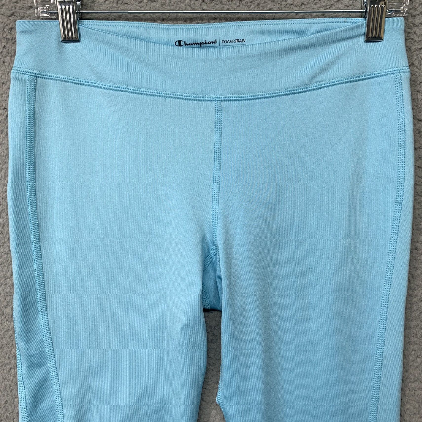 Champion Champion Women’s Power Train Flex Leggings Size M Mid-Calf Activewear Pants Aqua Size 32" / US 10 / IT 46 - 2 Thumbnail