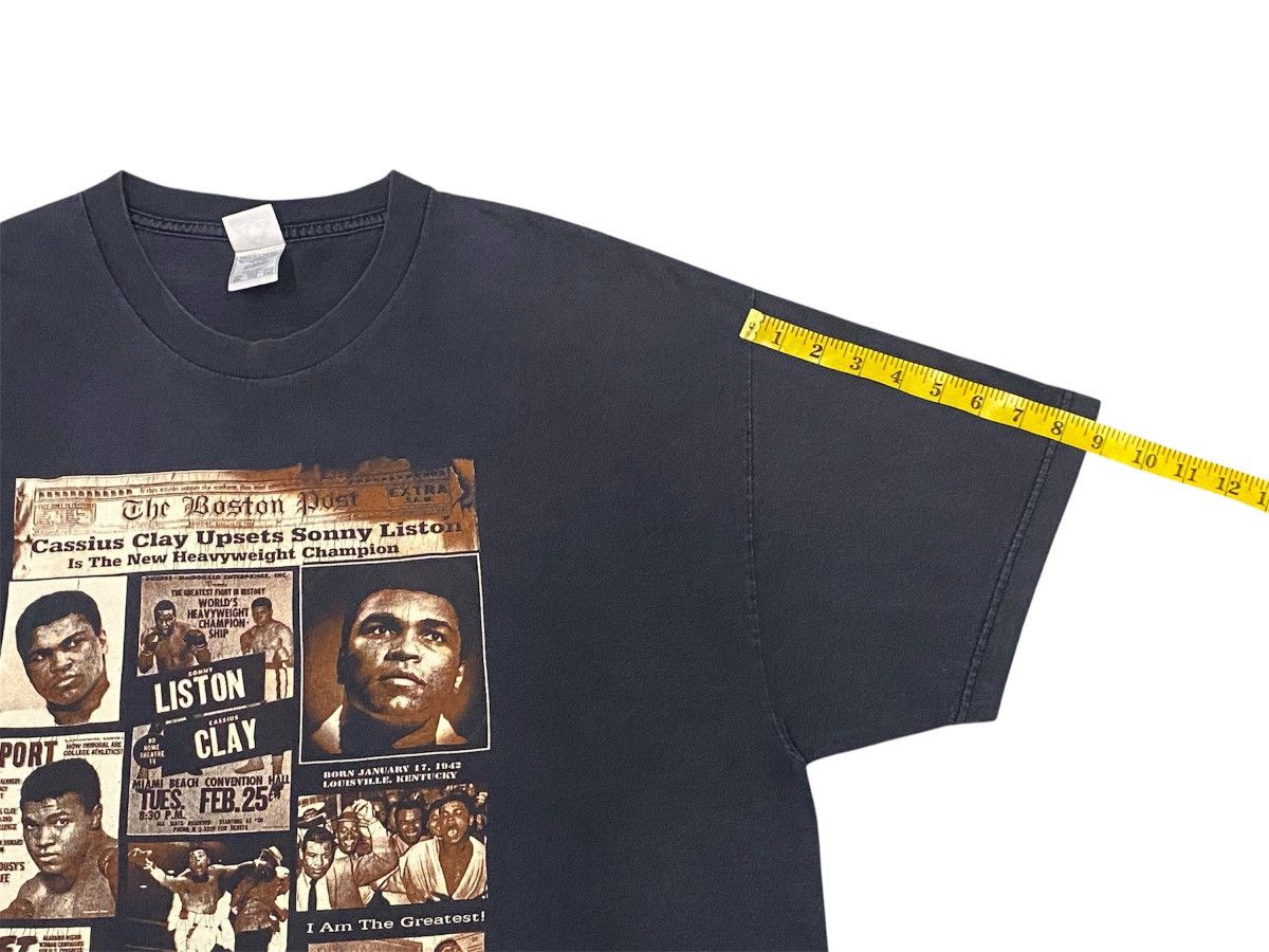 Vintage Vintage Muhammad Ali Cassius Clay Vs Sonny Liston T-Shirt Size US XXL / EU 58 / 5 - 12 Thumbnail
