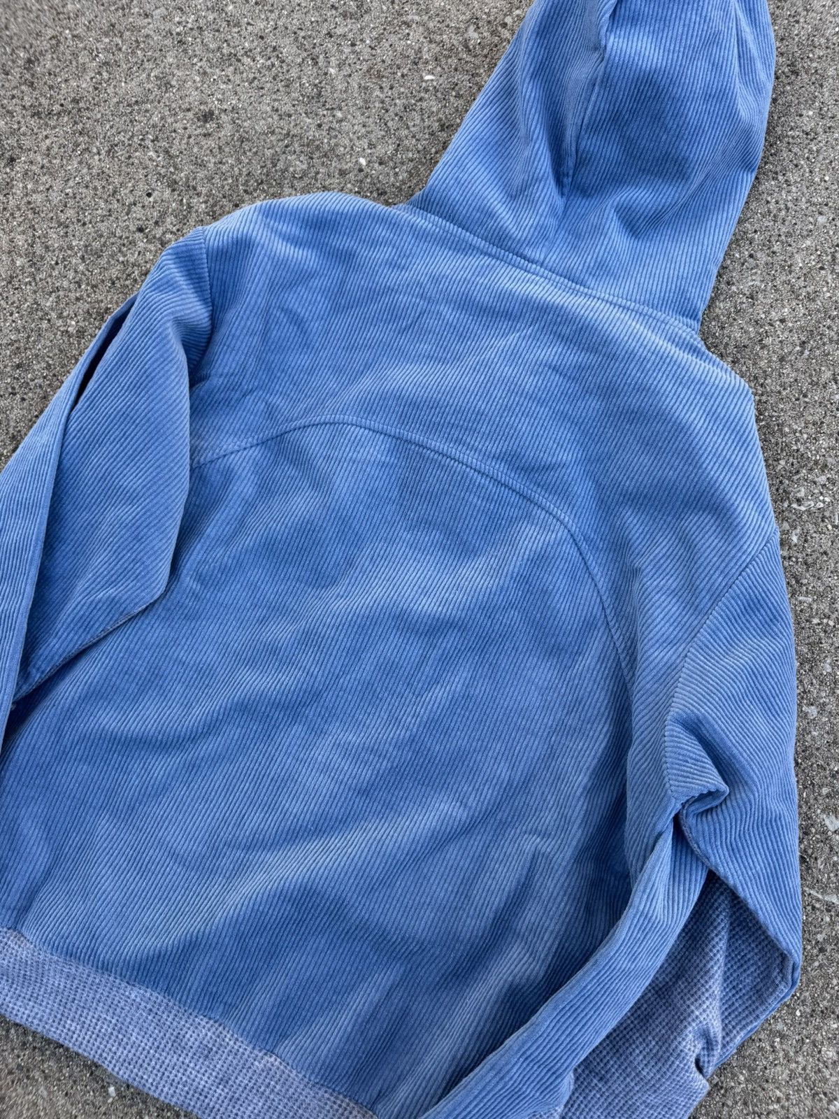 Japanese Brand Rare keychain hole corduroy zip up thermal hybrid zip up Size US L / EU 52-54 / 3 - 8 Thumbnail