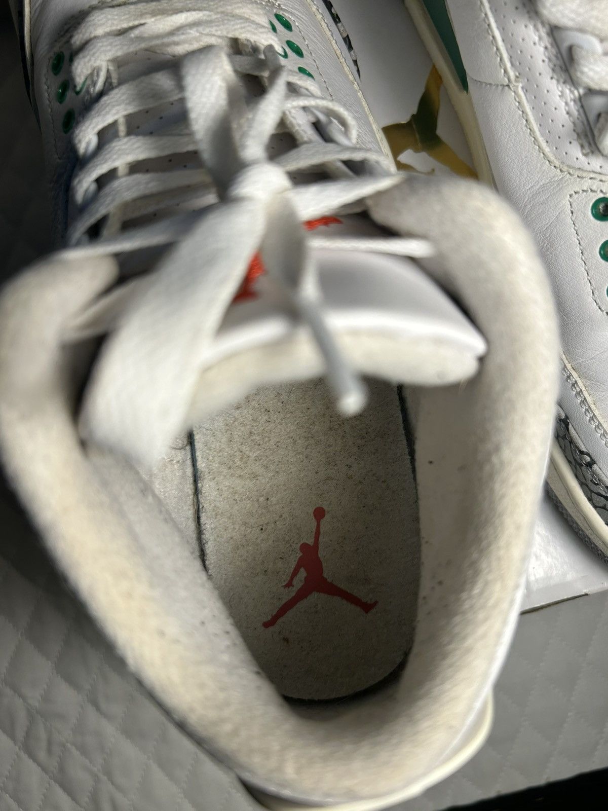 Jordan Brand Air jordan 3 retro (lucky green) Size US 8.5 / EU 41-42 - 12 Thumbnail