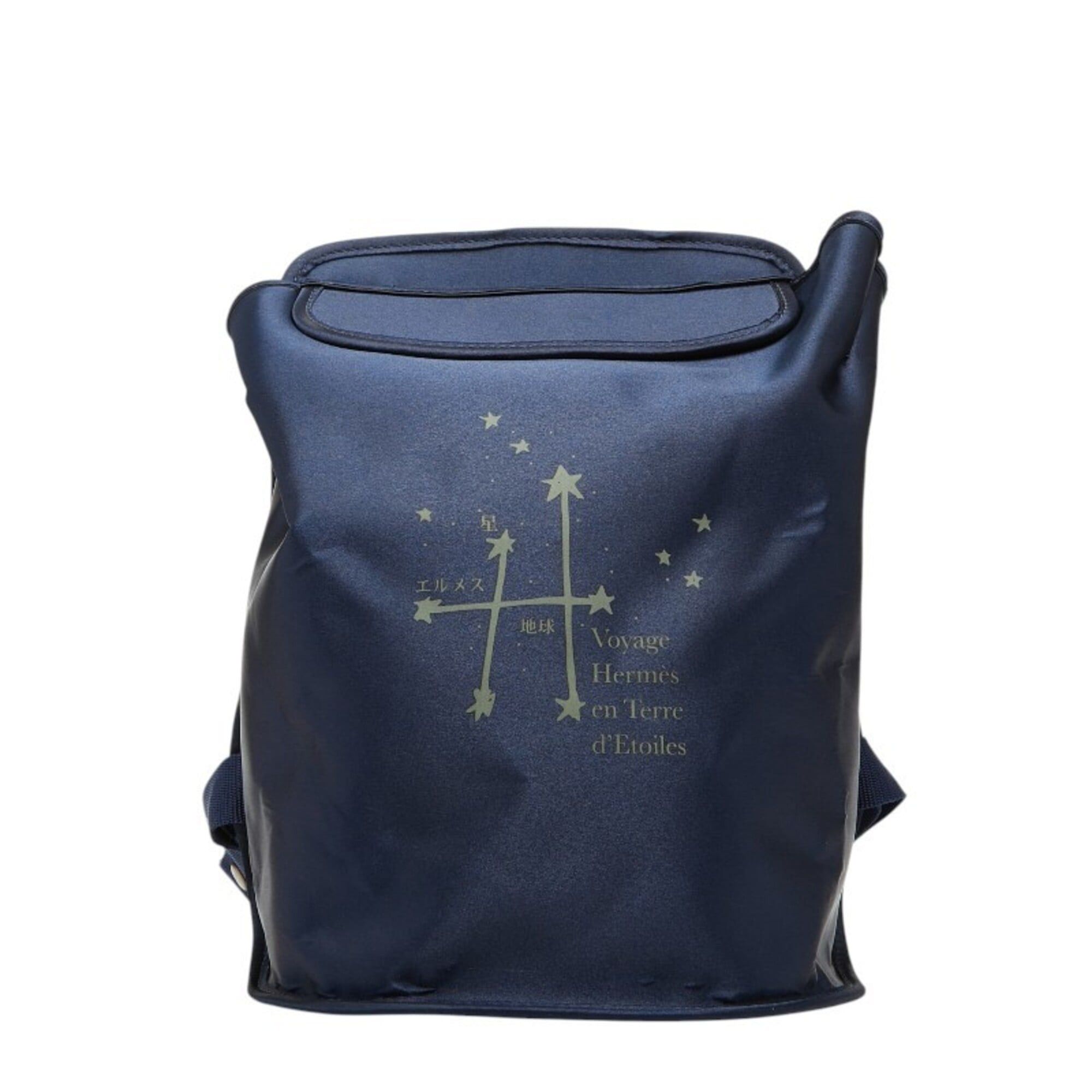Hermes Hermes Sherpa Starry Sky Journey Exhibition Backpack, Navy Nylon, Women's HERMES Size ONE SIZE - 1 Thumbnail