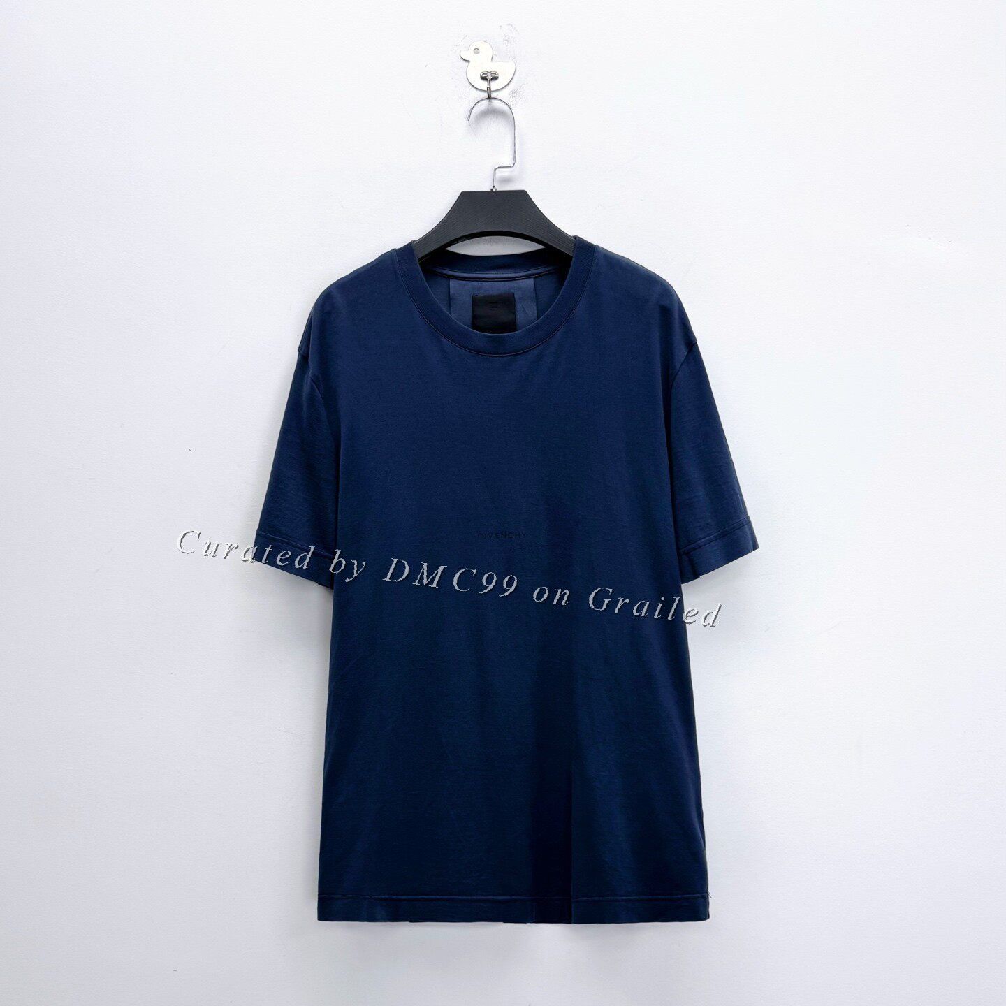 Givenchy Givenchy Dark Blue Logo Short Sleeve Tee L Size US L / EU 52-54 / 3 - 1 Thumbnail