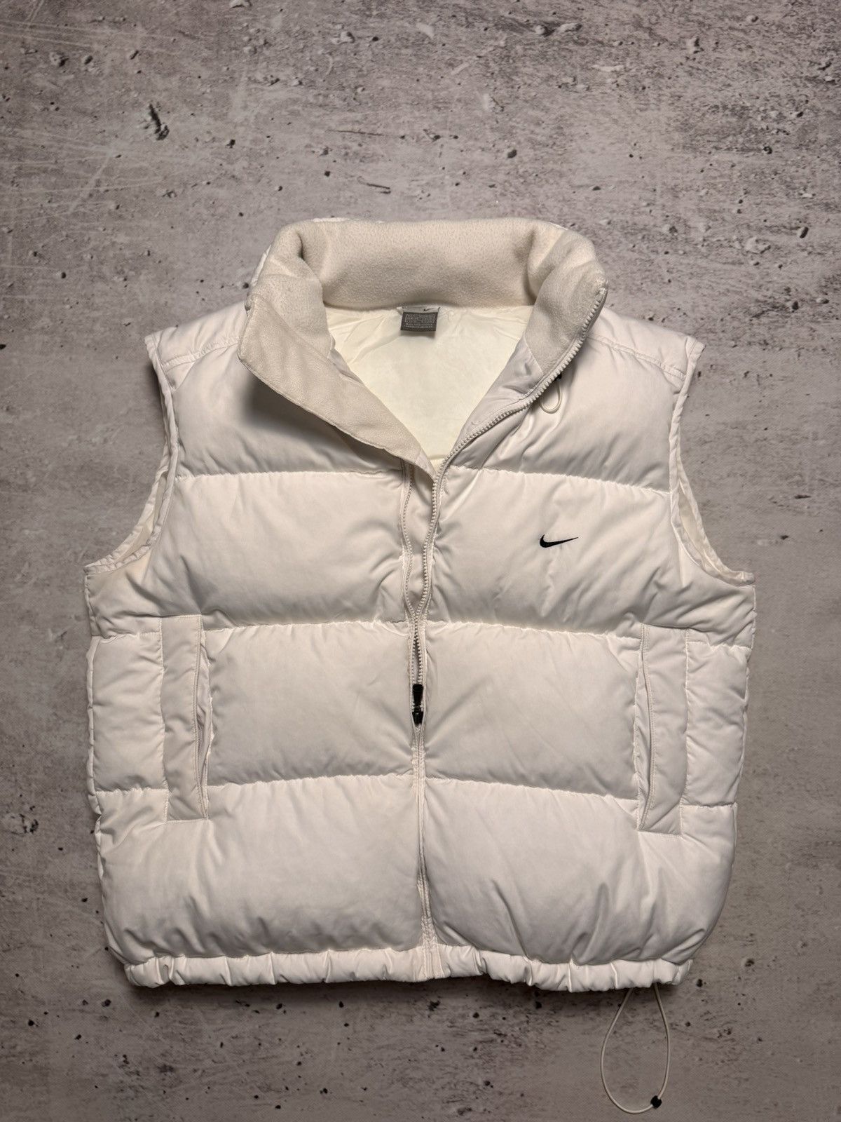 Nike × Nike ACG NIKE PUFFER DOWN BASIC LOGO WHITE OVERSIZE VEST Size US L / EU 52-54 / 3 - 5 Thumbnail
