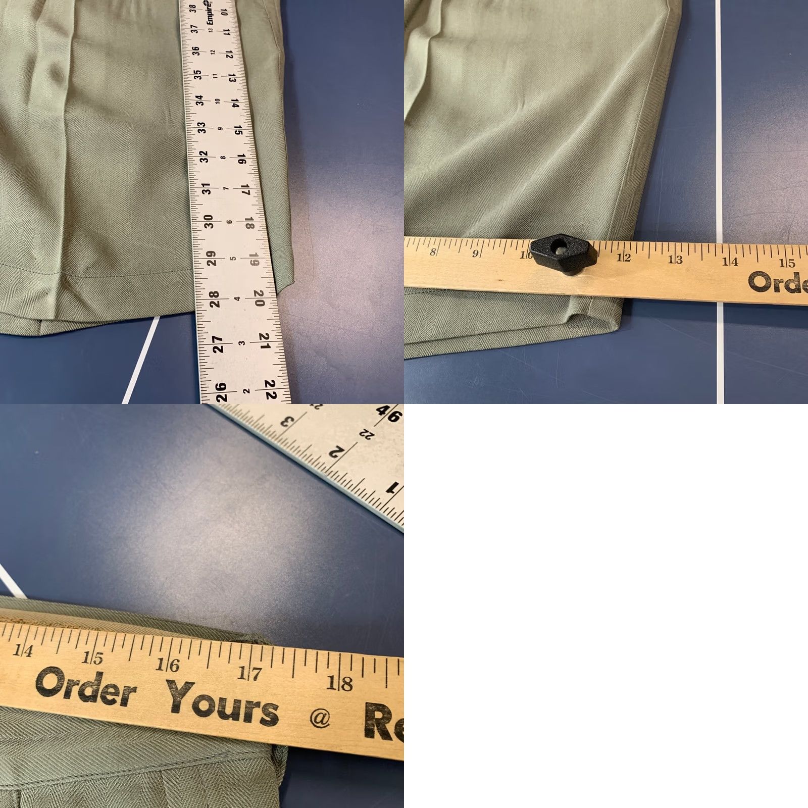 Tommy Bahama VINTAGE Tommy Bahama Silk Shorts Mens 34x8.5 Pleated Gray Preppy Casual Size US 34 / EU 50 - 9 Thumbnail