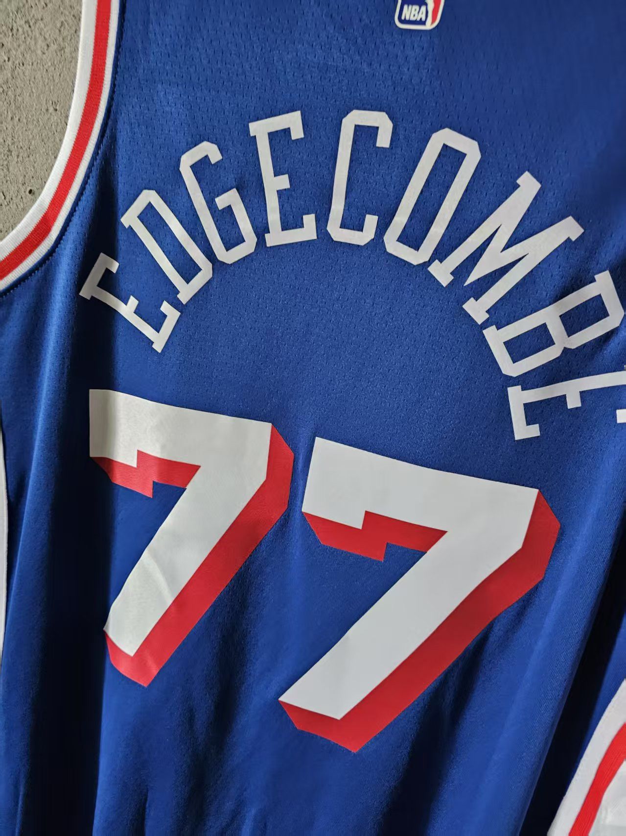 NBA 76ers 77 Edgecombe Jersey Size US L / EU 52-54 / 3 - 4 Thumbnail