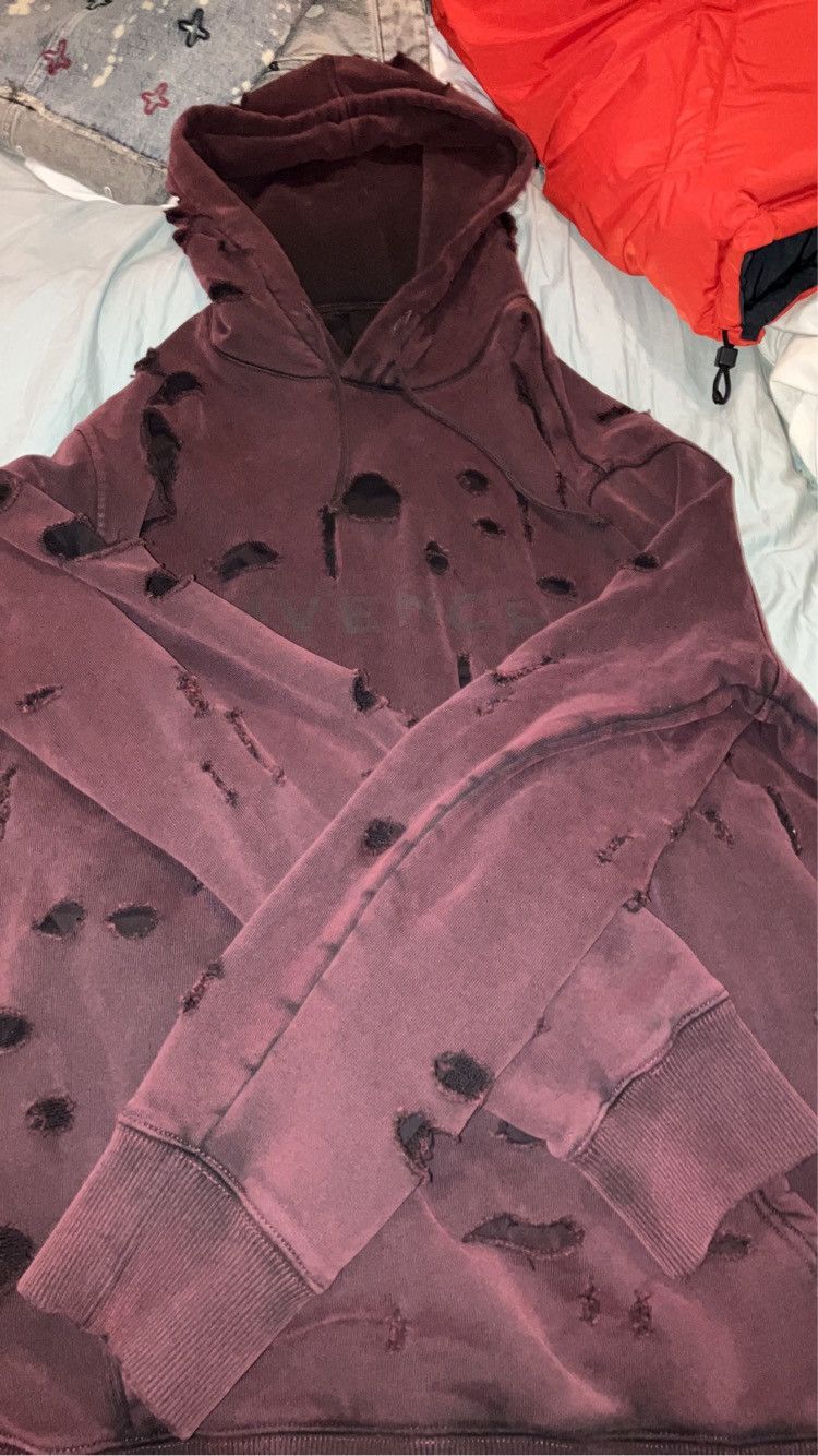 Givenchy RARE GIVENCHY RIPPED HOODIE Size US S / EU 44-46 / 1 - 6 Thumbnail