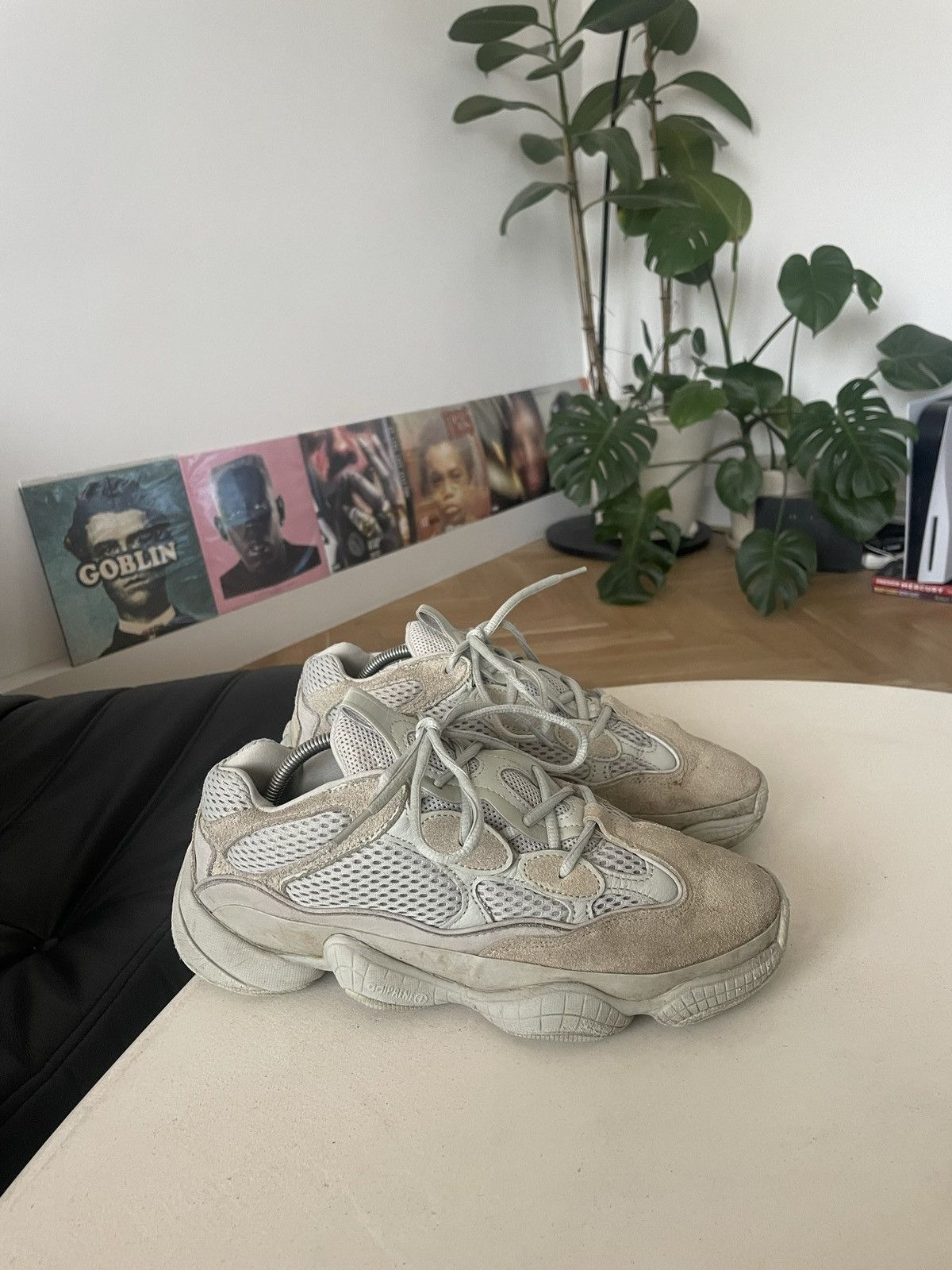 2018 Adidas Yeezy 500 Salt Sneakers Yeezus Beige Kanye West