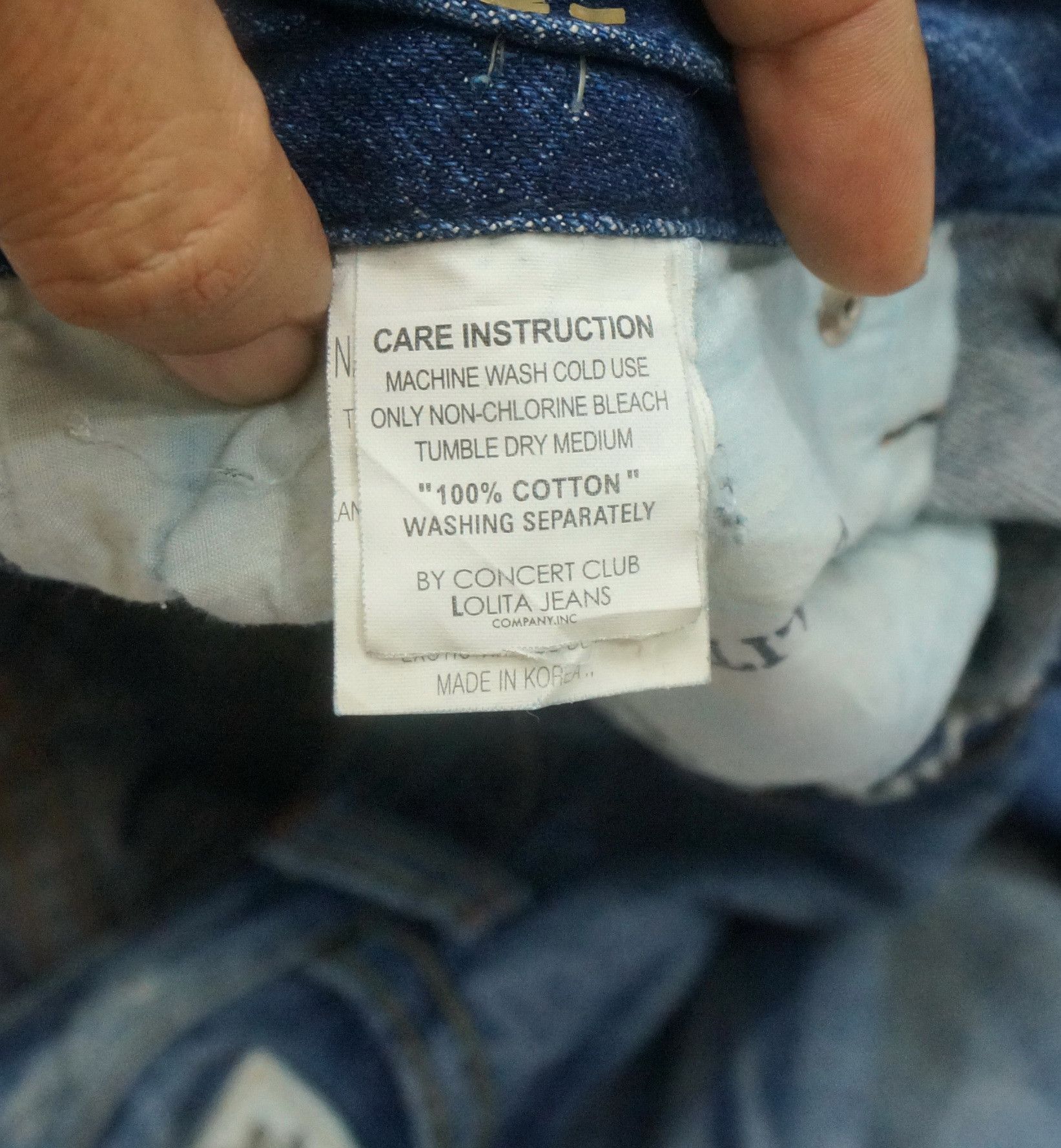 Japanese Brand Lolita by Concert Club Jeans Size US 33 - 9 Thumbnail
